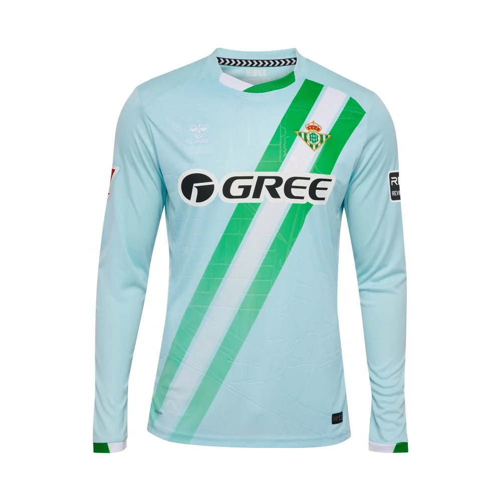 Real Betis Men's 25/26 Long-Sleeved Away Football