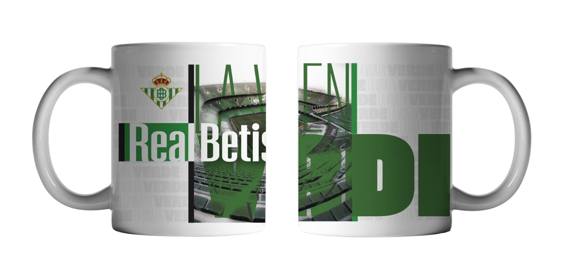 Taza Real Betis balompié personalizada