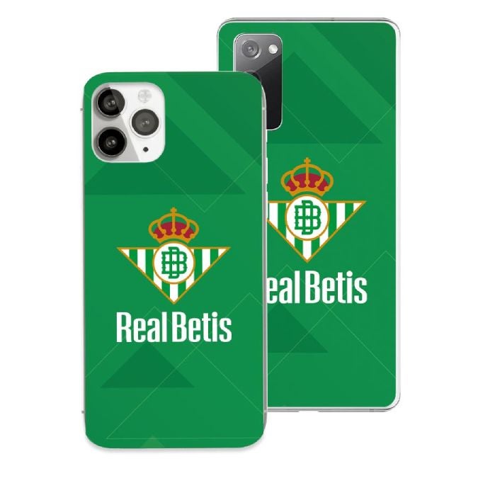 Funda De Silicona Con Logo Escudo Real Betis Fondo Verde