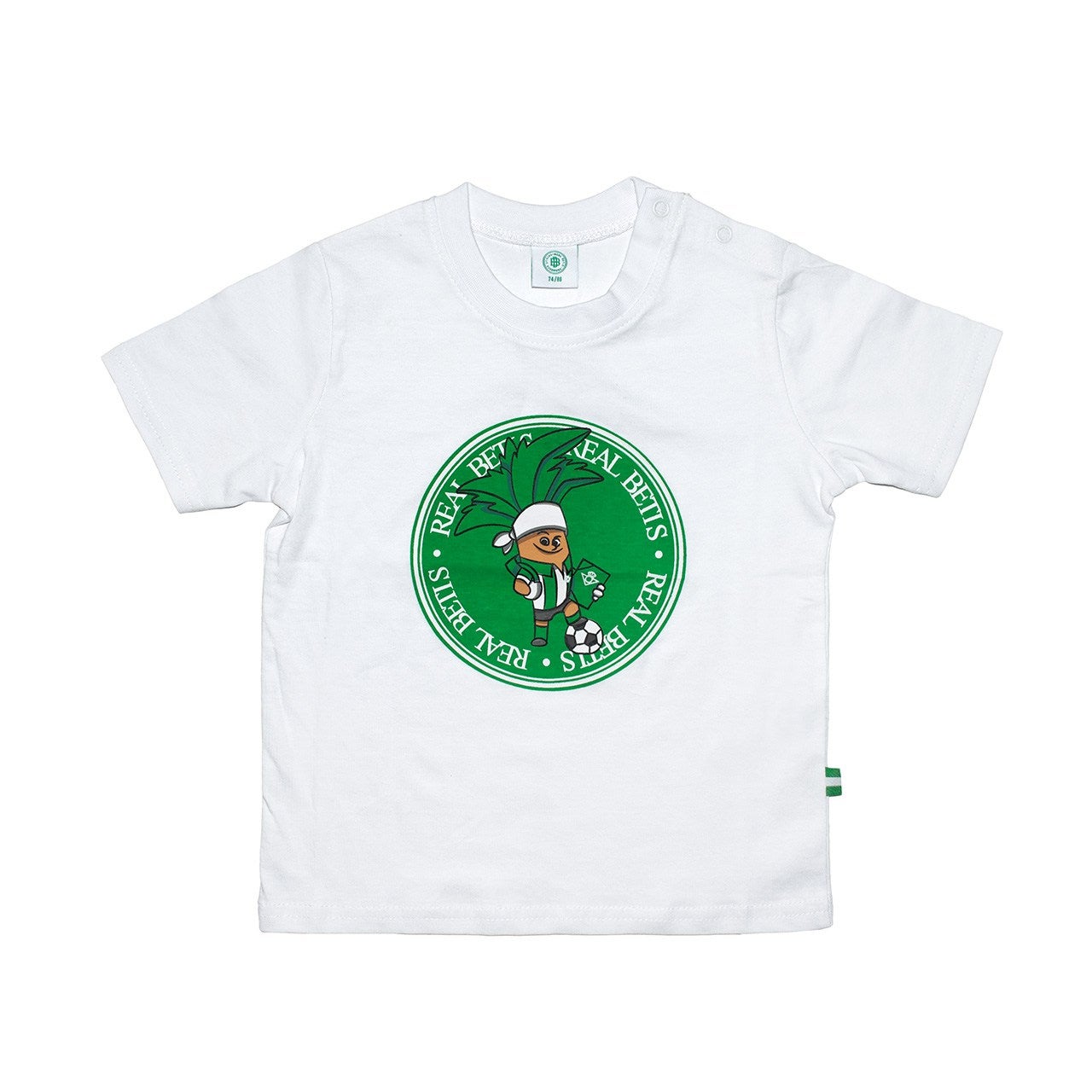 Camiseta Real Betis Palmerín Bebé Blanca
