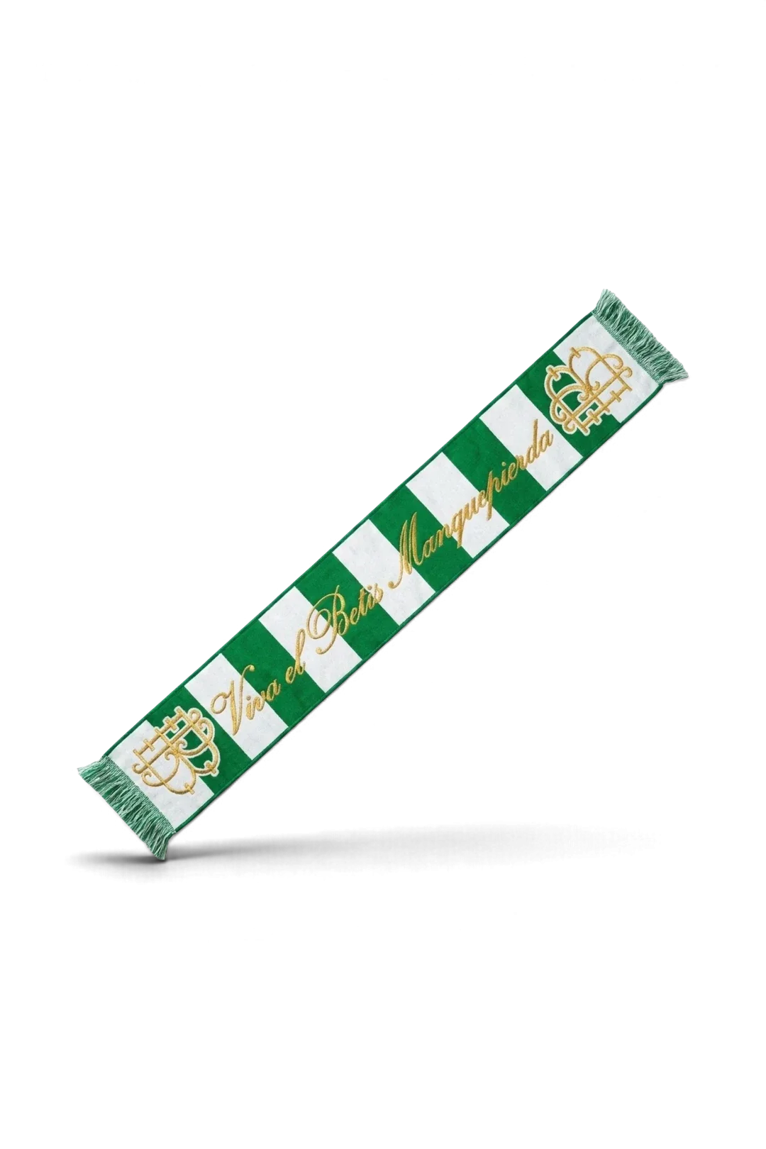 Bufanda Manquepierda Verde y Blanca