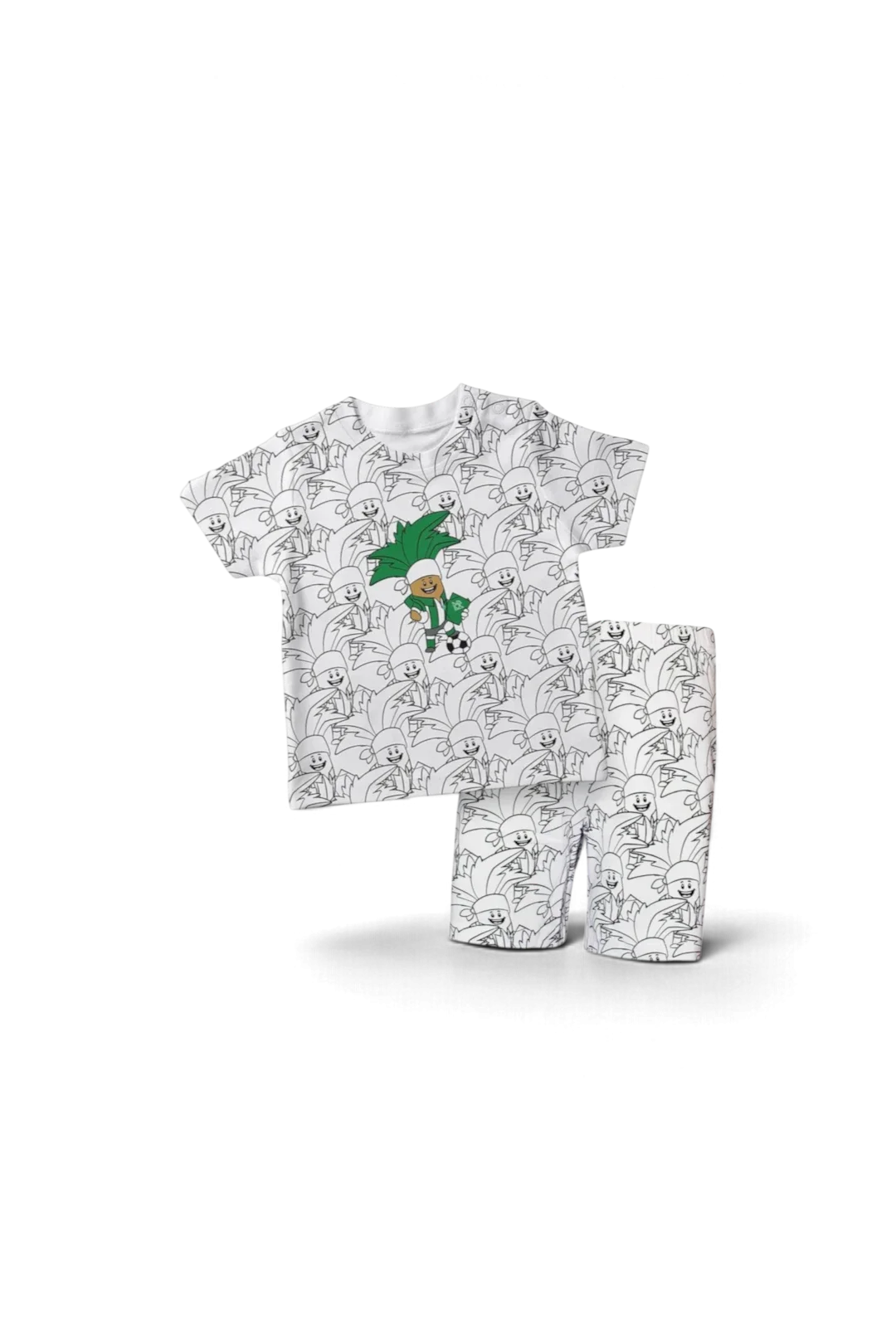 Pijama Verano Palmerín Infantil Blanco