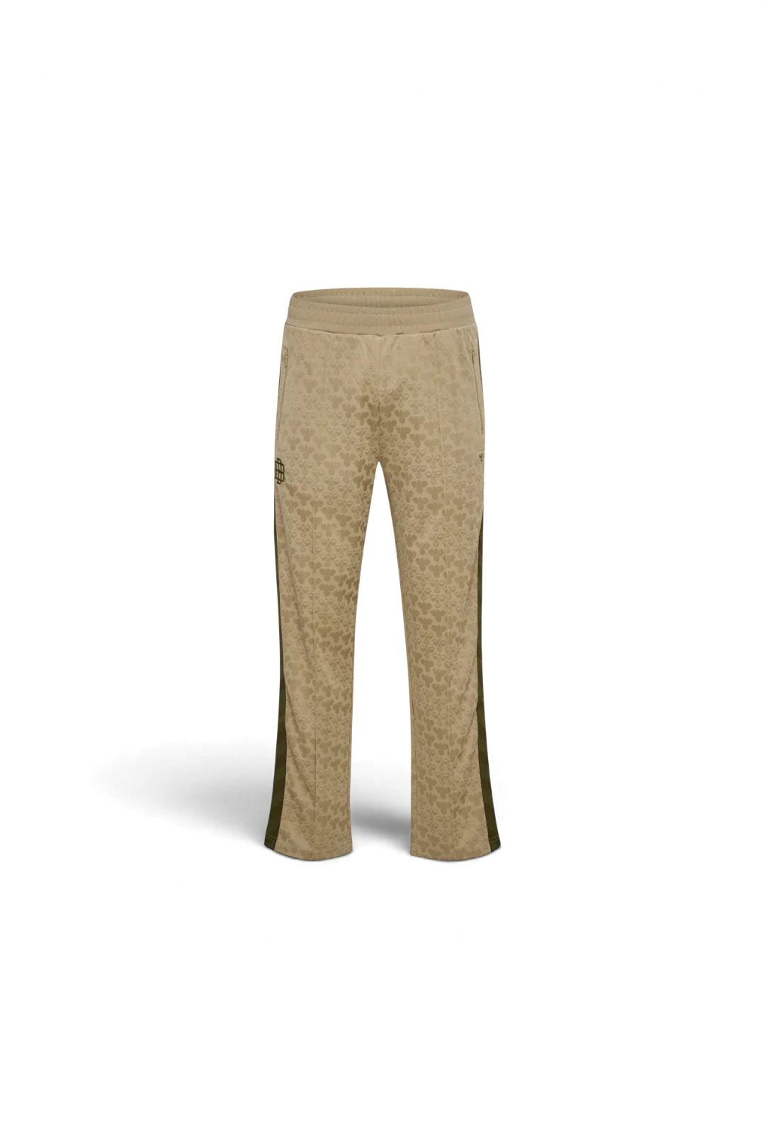Pantalón Chándal Viaje Hummel Hombre Beige Doble B Verde