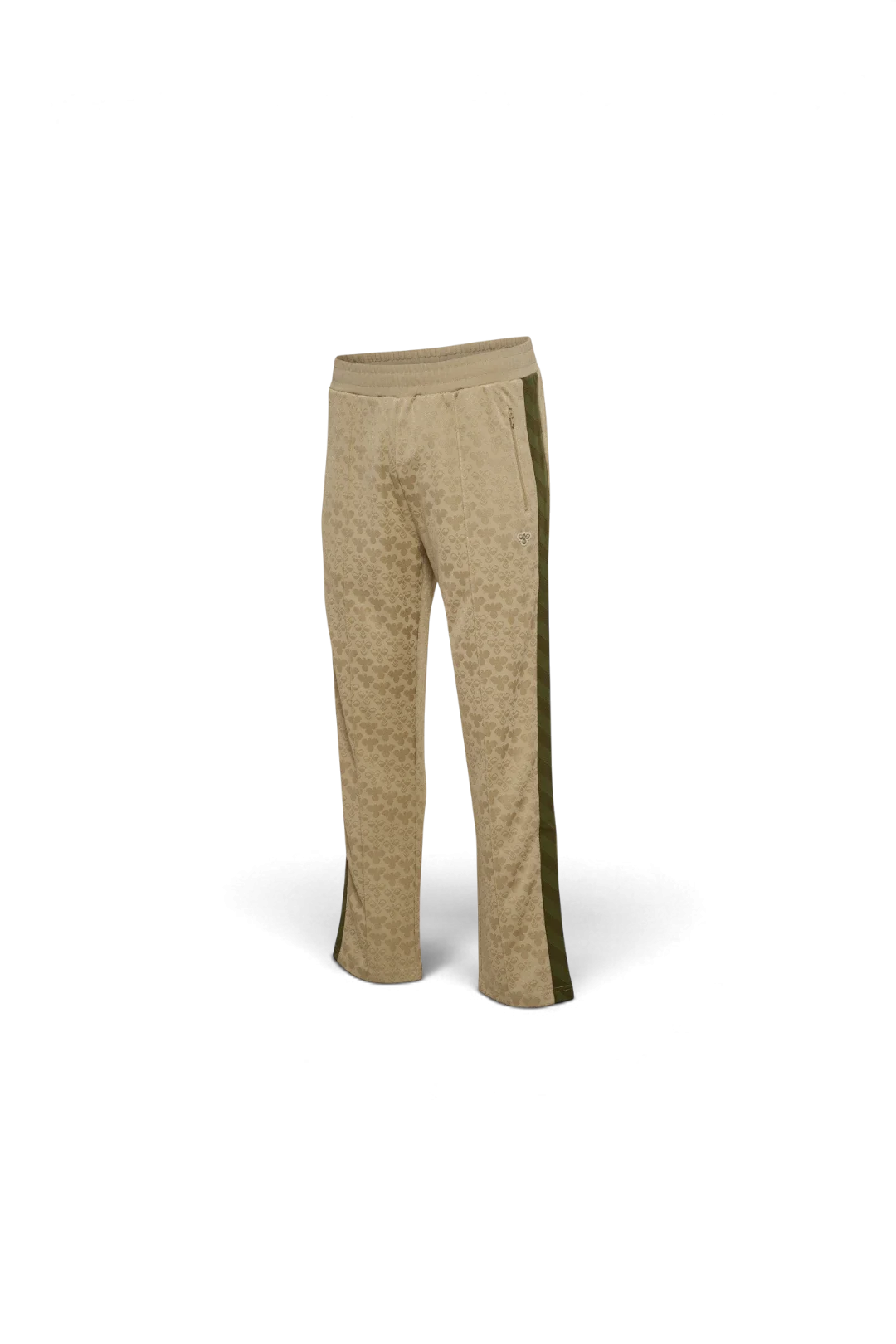 Pantalón Chándal Viaje Hummel Hombre Beige Doble B Verde