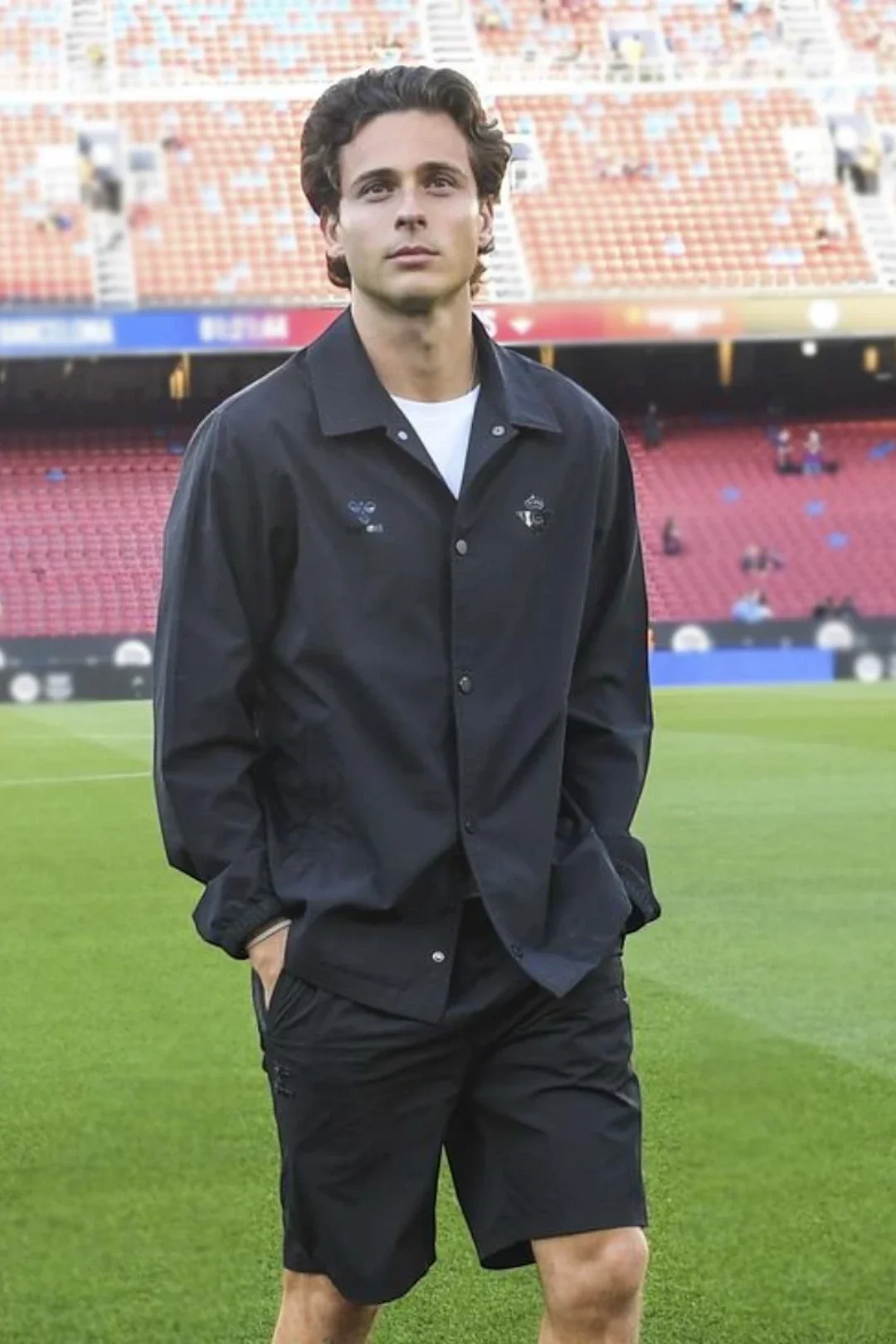 Bermuda Real Betis Executive Hombre Negra