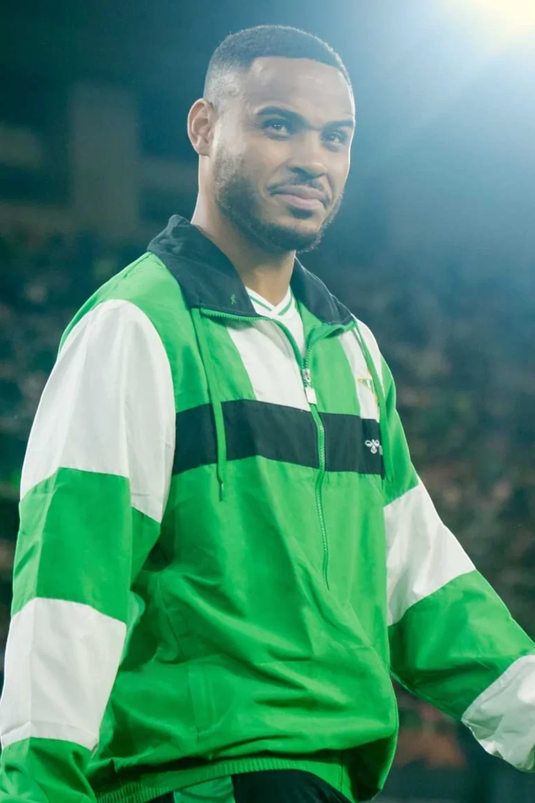 Chaqueta Real Betis Retro 80 Hombre Verde/Blanca