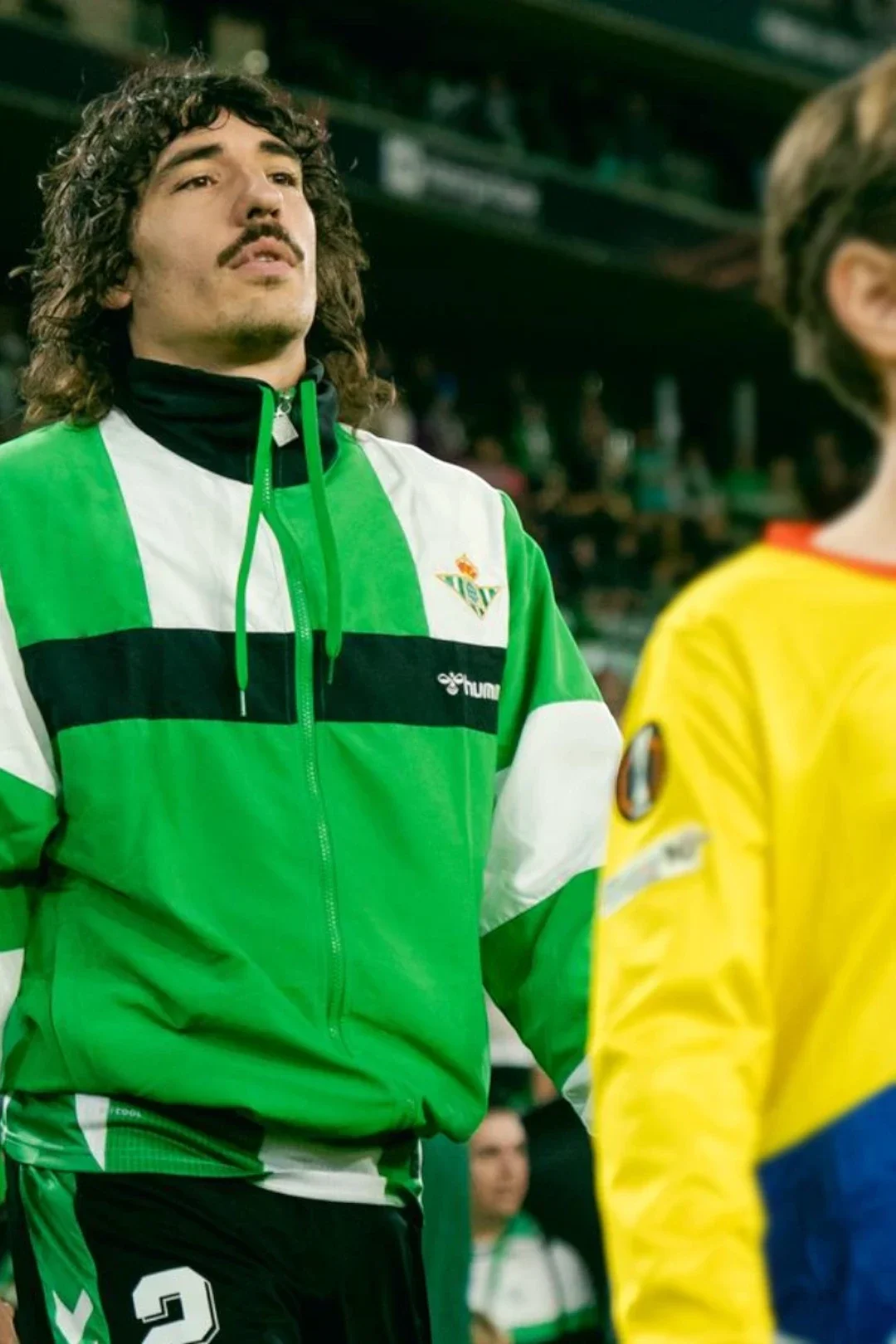 Chaqueta Real Betis Retro 80 Hombre Verde/Blanca