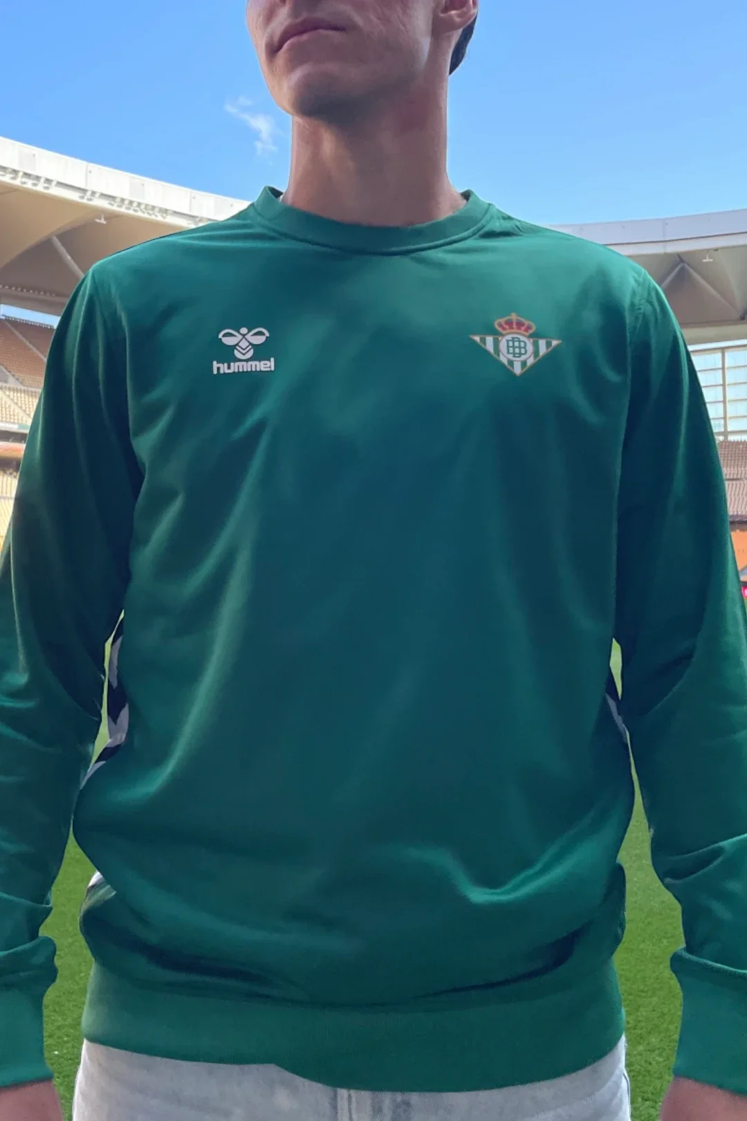 Sudadera Playful Real Betis Hombre Verde 25/26