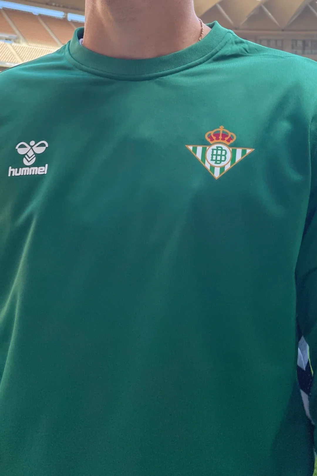 Sudadera Playful Real Betis Hombre Verde 25/26