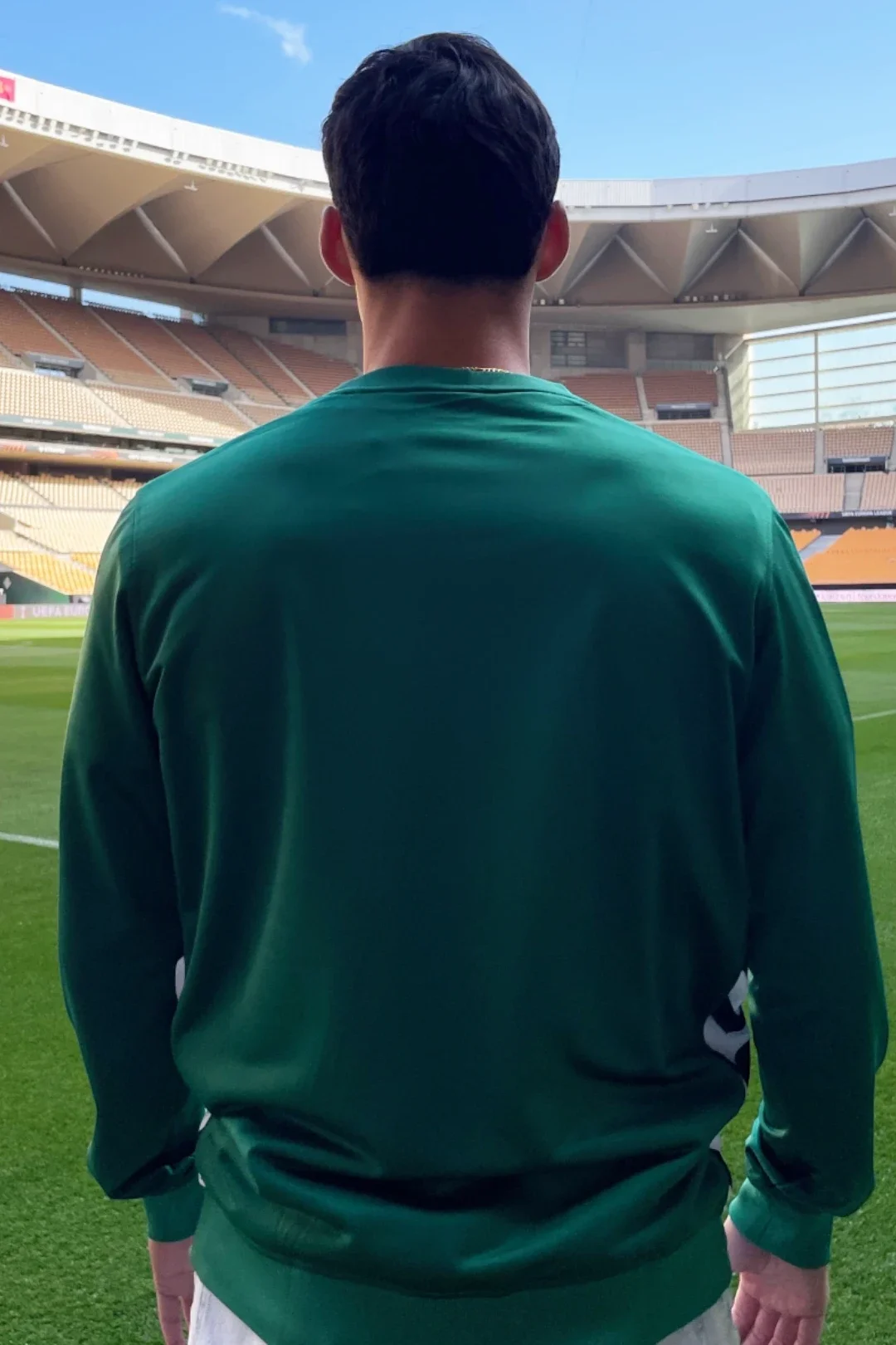 Sudadera Playful Real Betis Niño Verde 25/26
