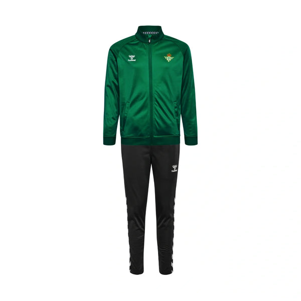 Real Betis Balompié. Playful Real Betis Green/Black Tracksuit for