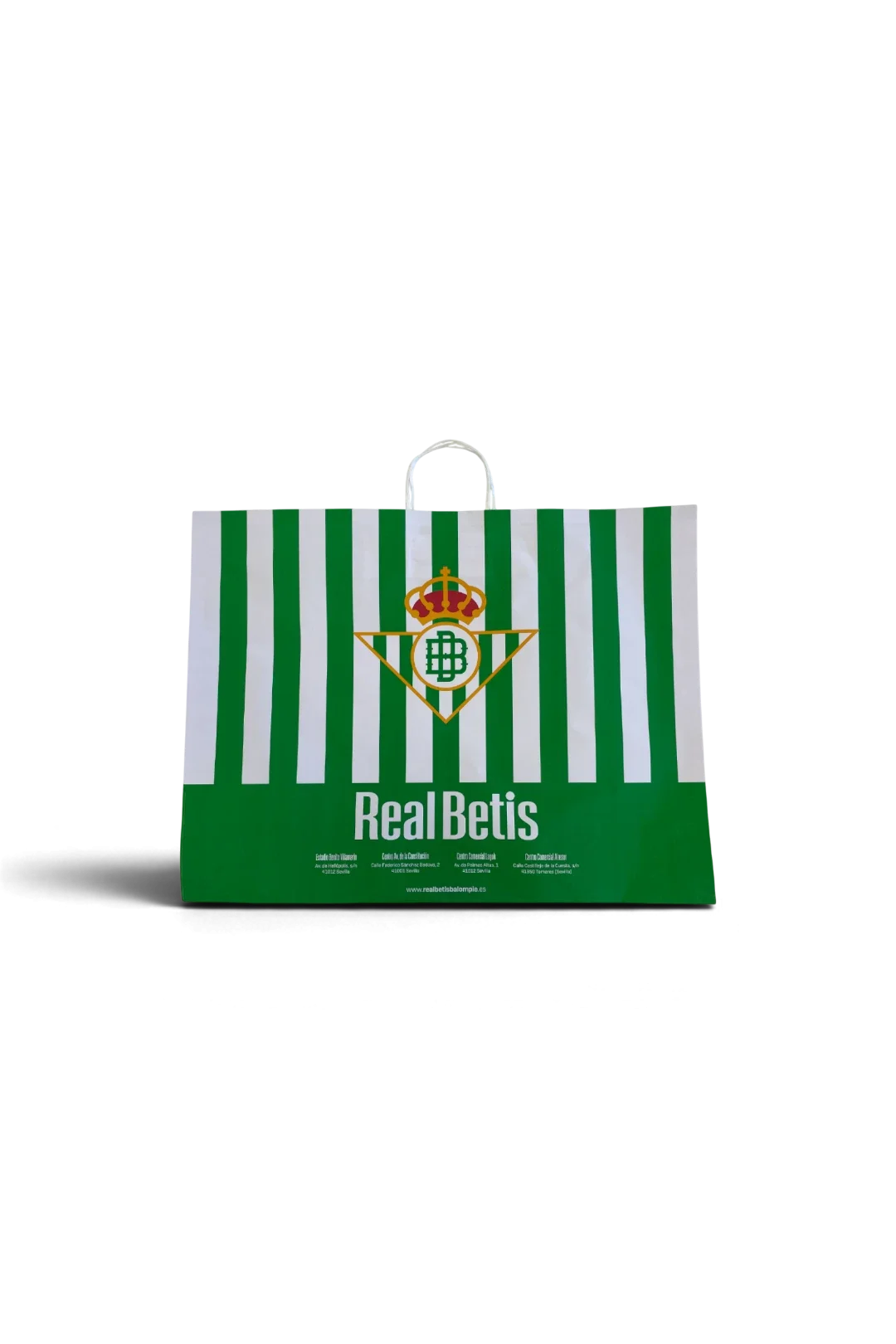 Bolsa Rayas Real Betis Grande - 58x45x16 cm