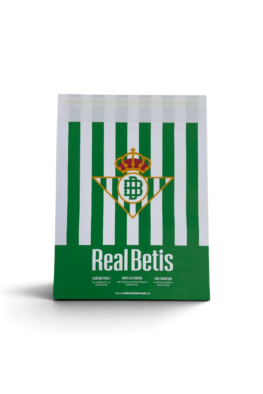 Sobre Regalo Real Betis Pequeño - 26x30 cm