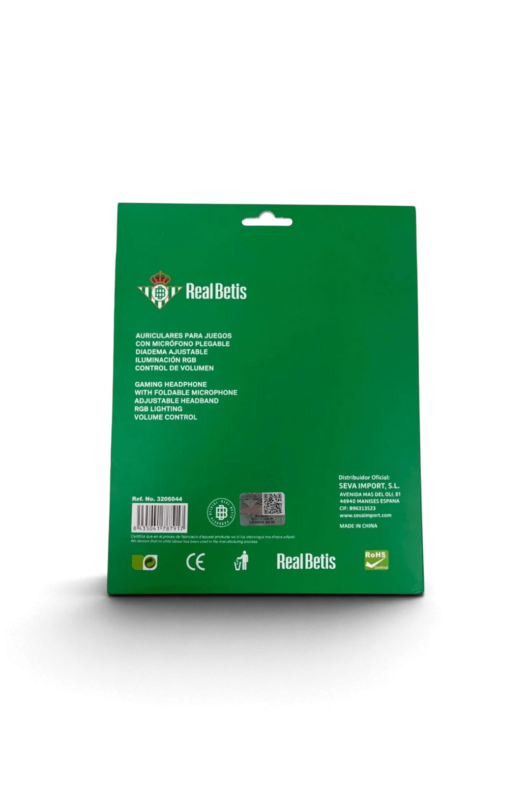 Auricular Gaming Real Betis Balompié