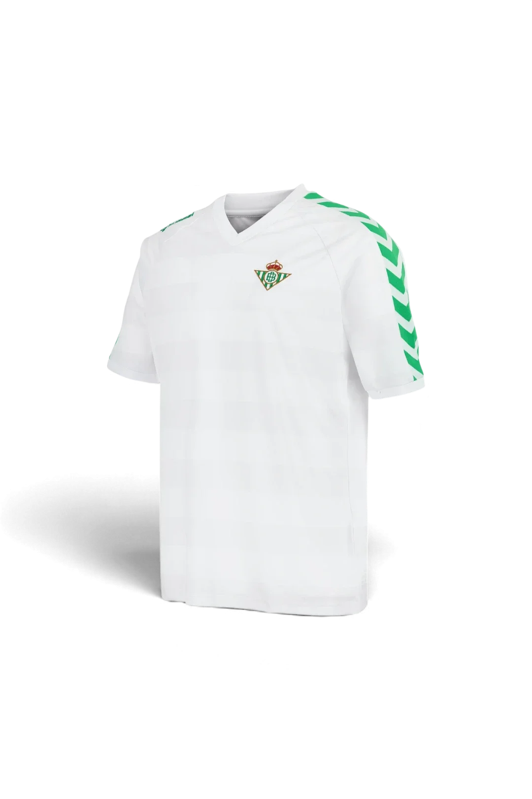 Camiseta Real Betis Retro 80 Hombre Manga Corta Blanca