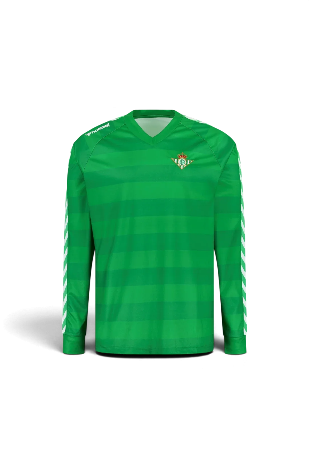 Camiseta Real Betis Retro 80 Hombre Manga Larga Verde
