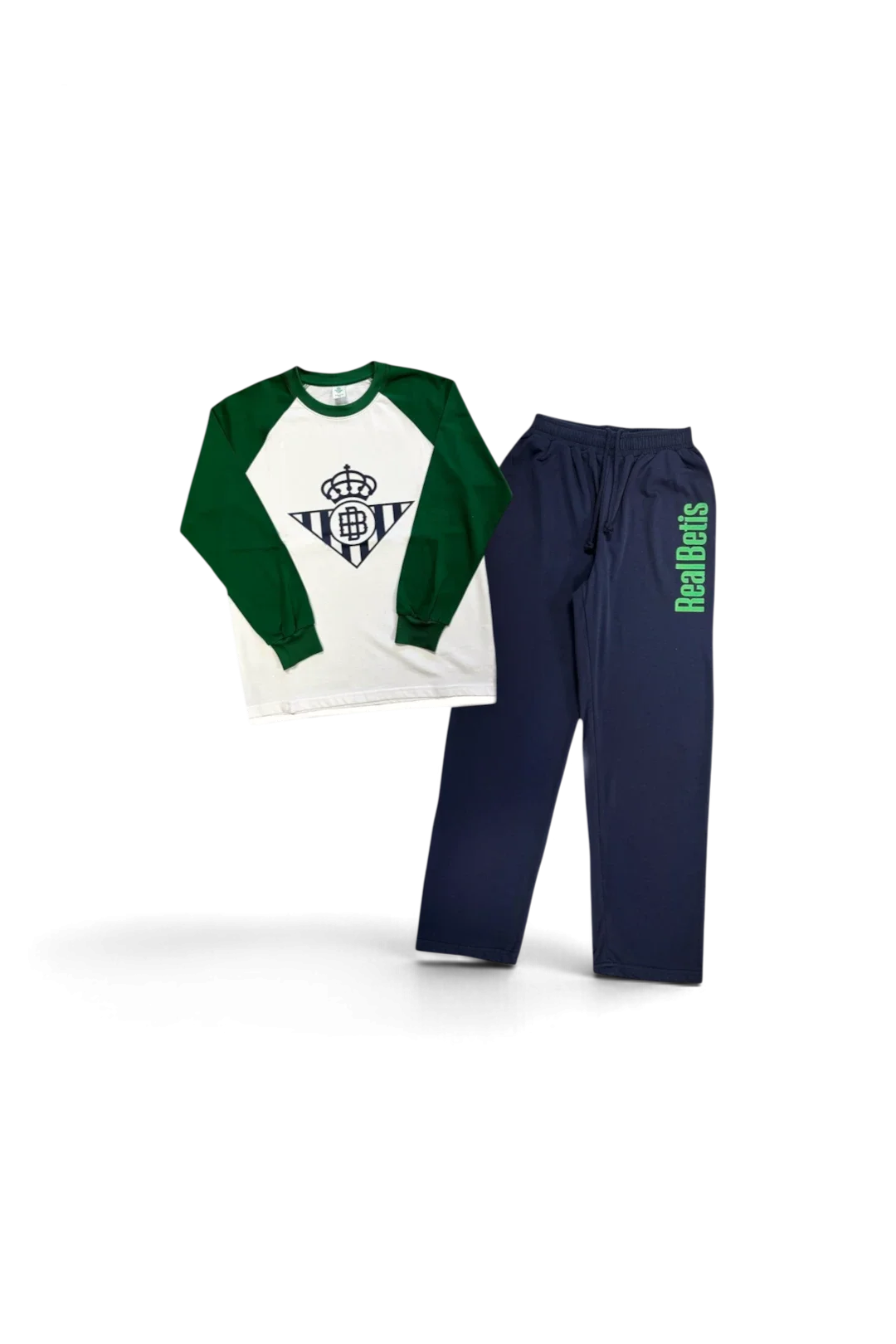 Pijama Invierno Real Betis Hombre Verde/Azul