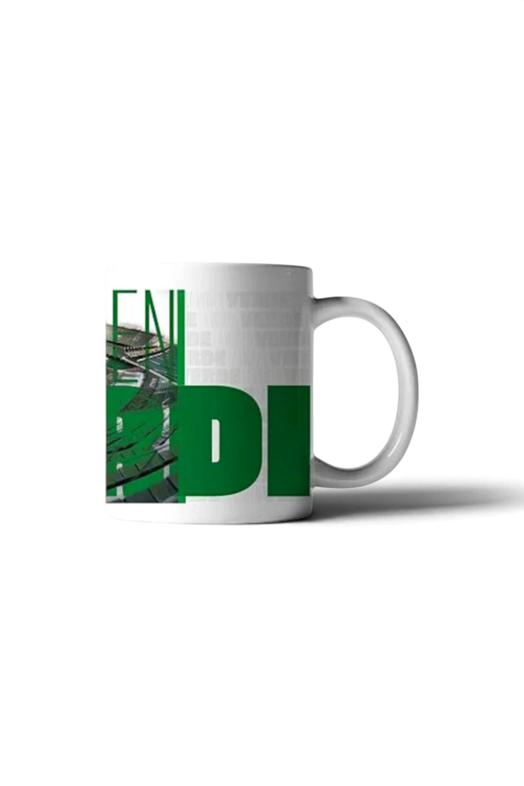Taza de Cerámica La Vida en Verde Patrón