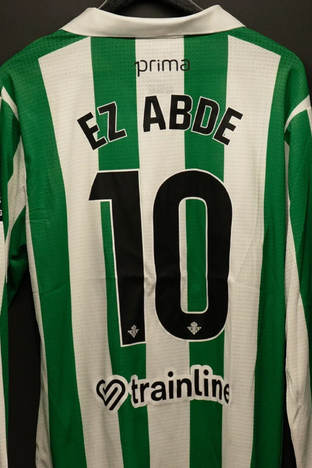 Camiseta Real Betis Balompié Jornada Retro Manga Larga Hombre 25/26