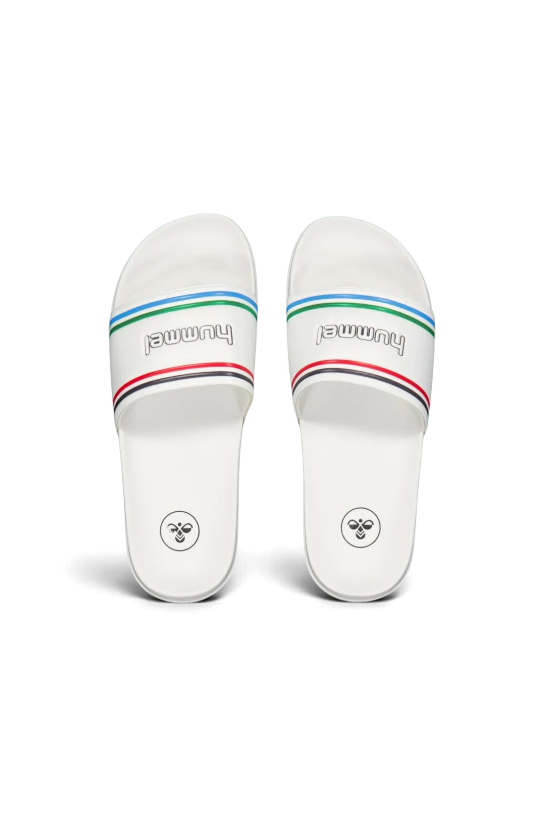 Chanclas Retro Hummel Pool Slide RT Blancas Adulto