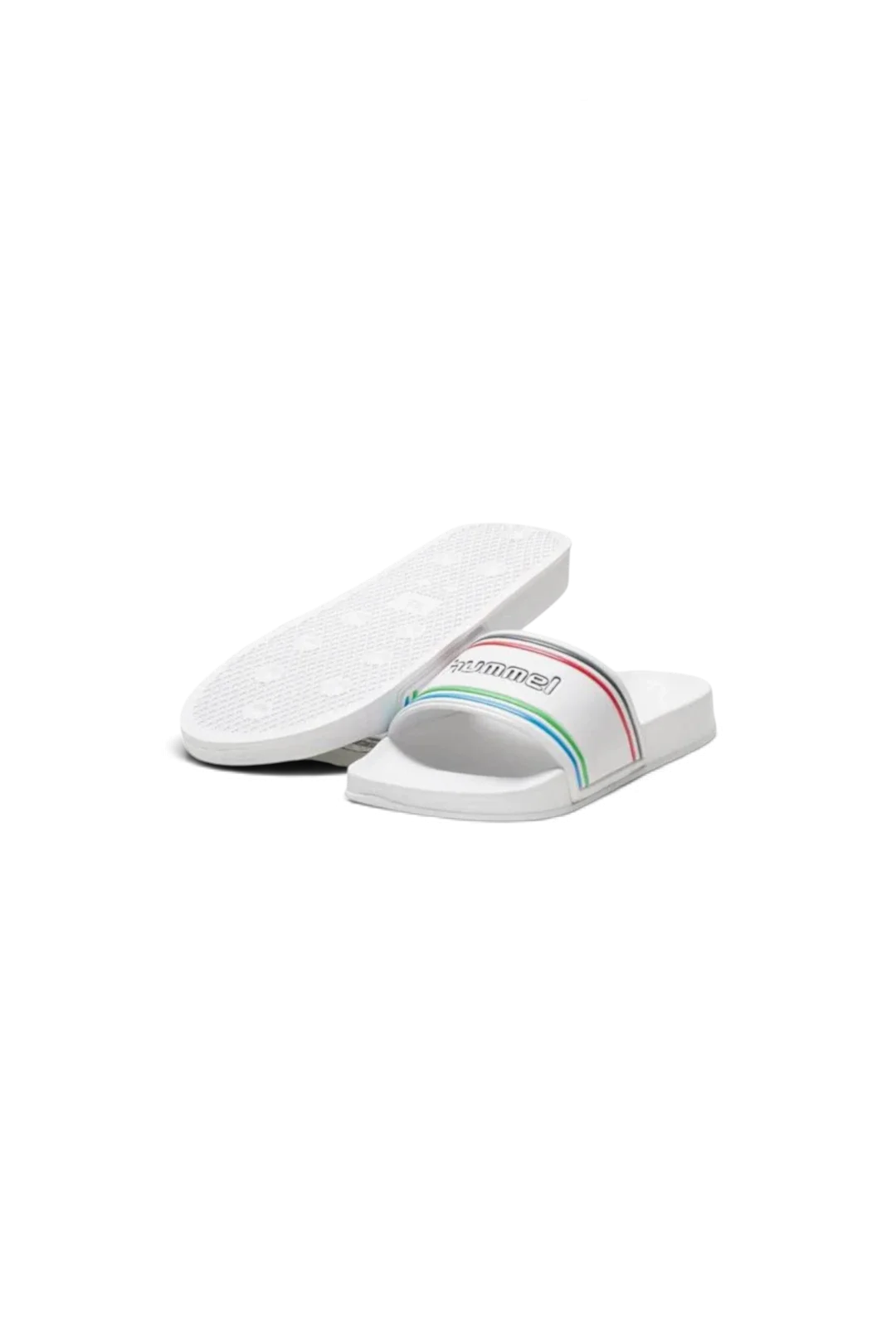 Chanclas Retro Hummel Pool Slide RT Blancas Adulto