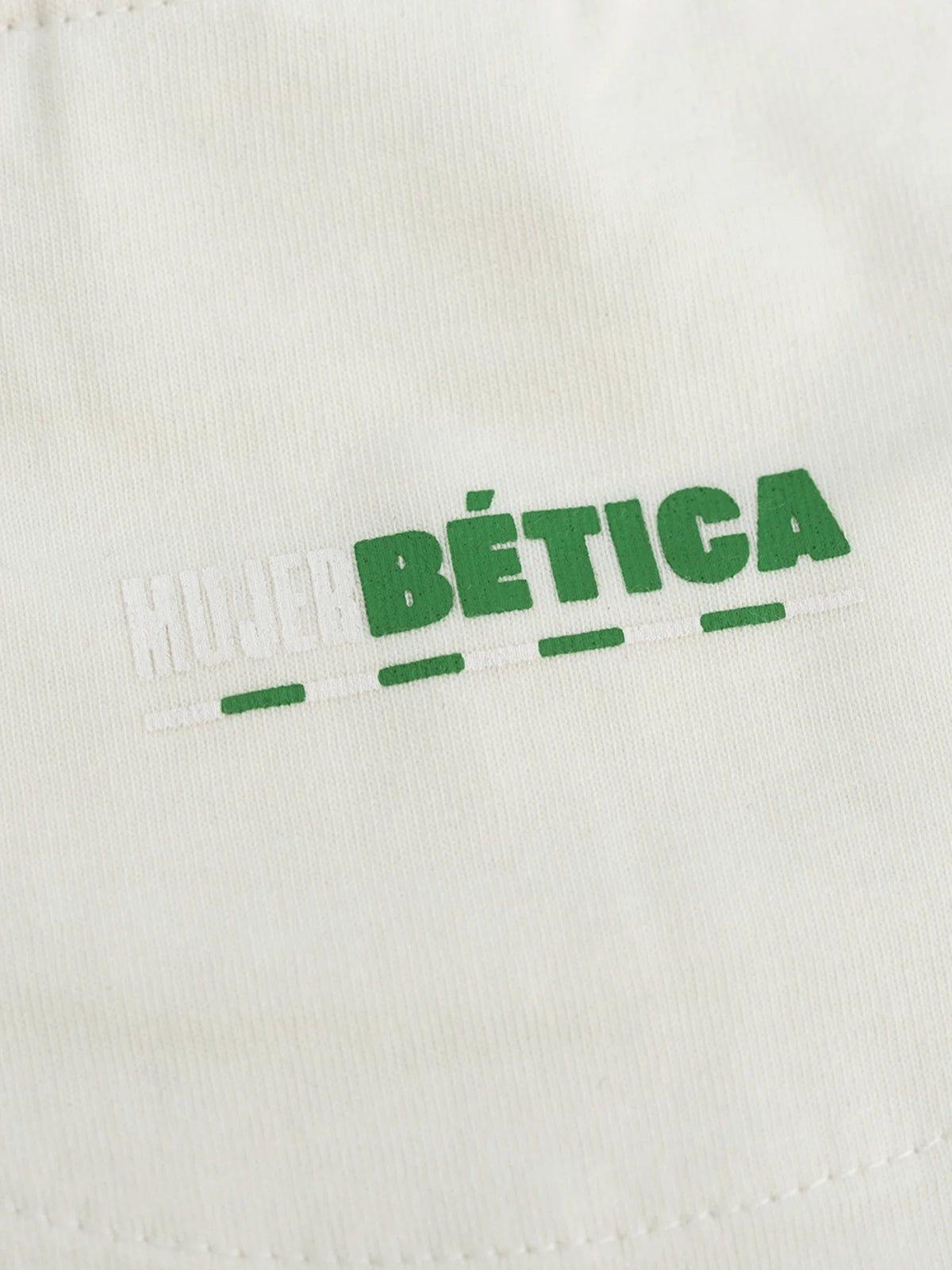 Camiseta Real Betis Doble B Mujer Blanca