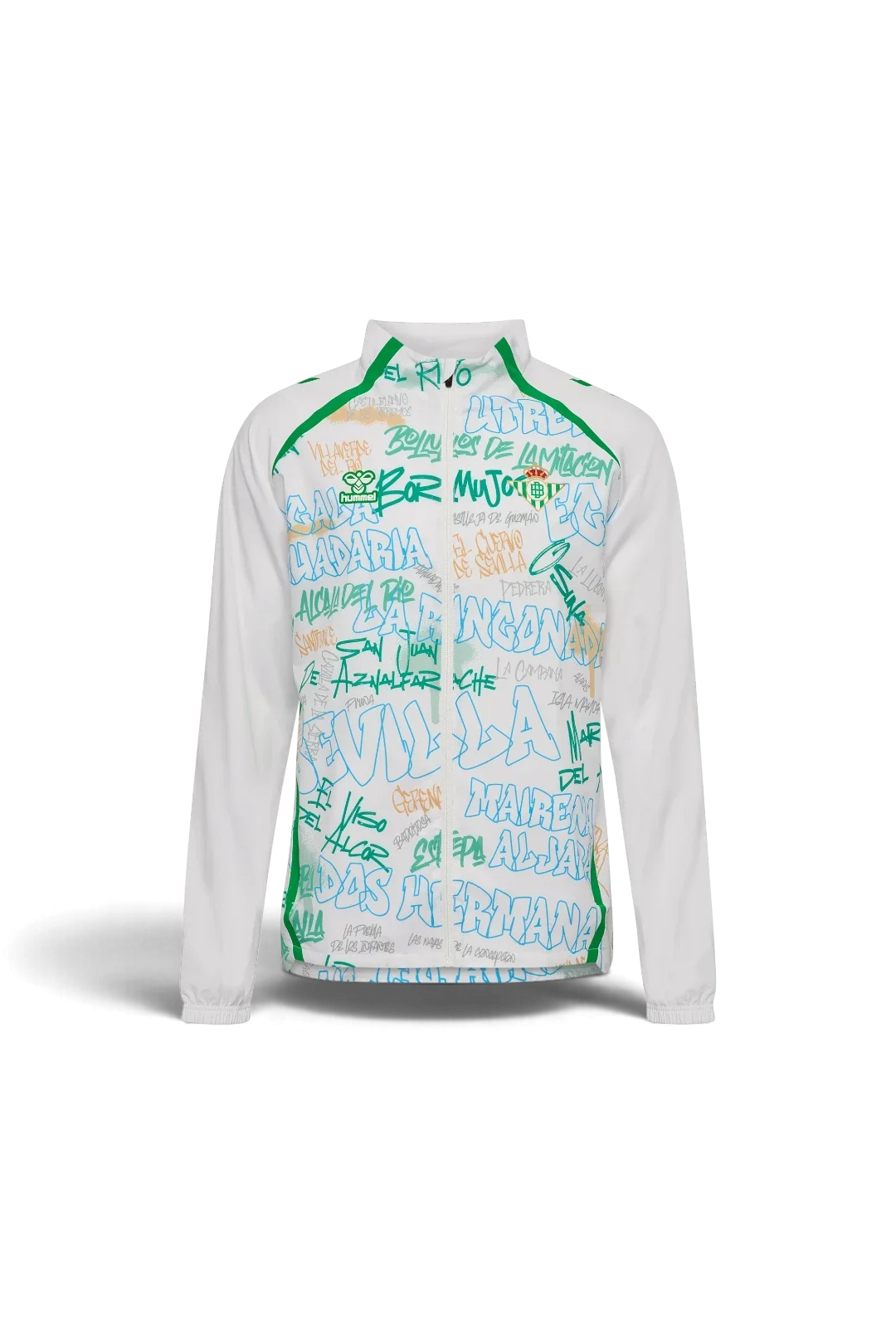Chaqueta Real Betis Pre Partido Cremallera Adulto 25/26