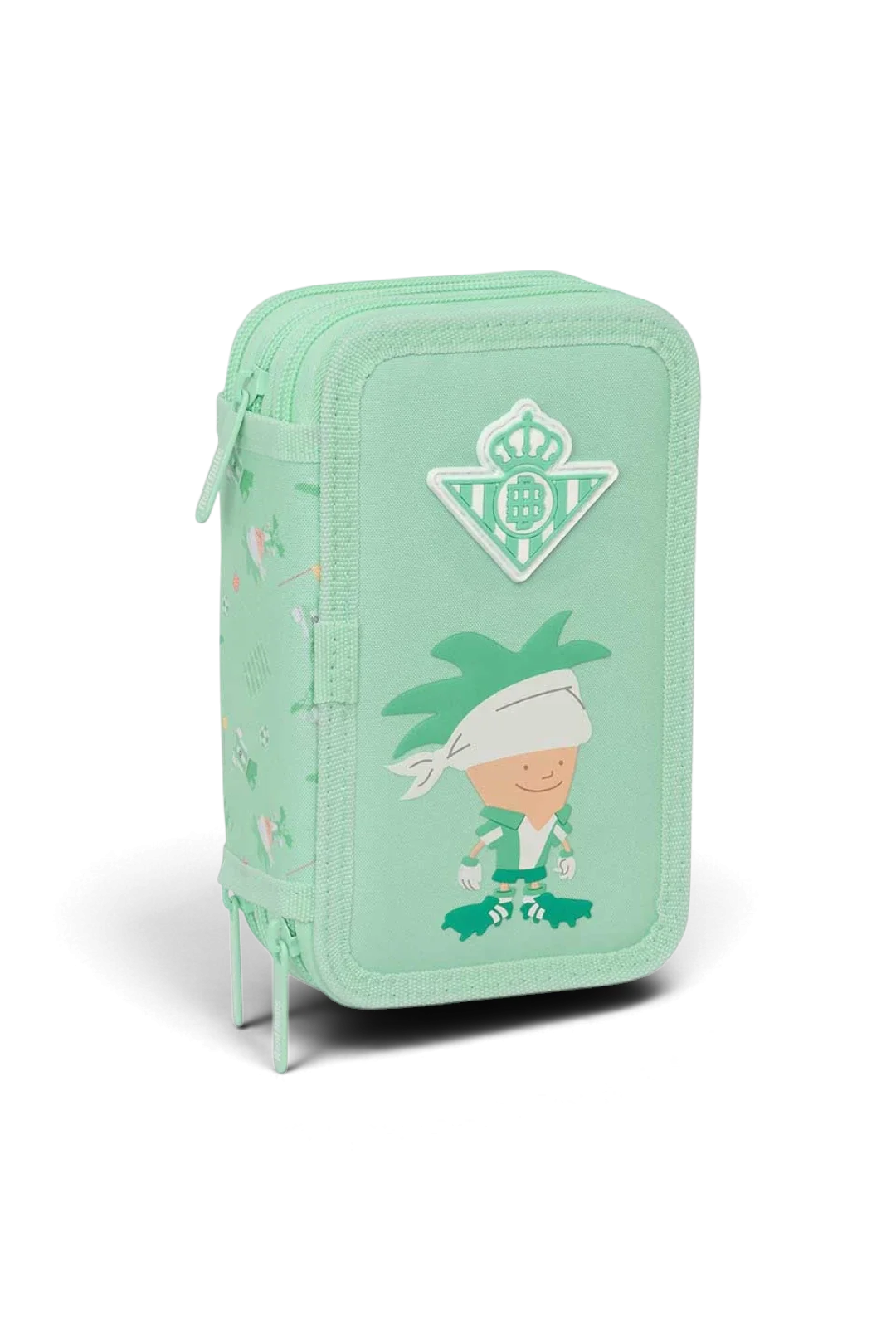 Estuche Plumier triple 37 pcs Real Betis Preescolar 26/27