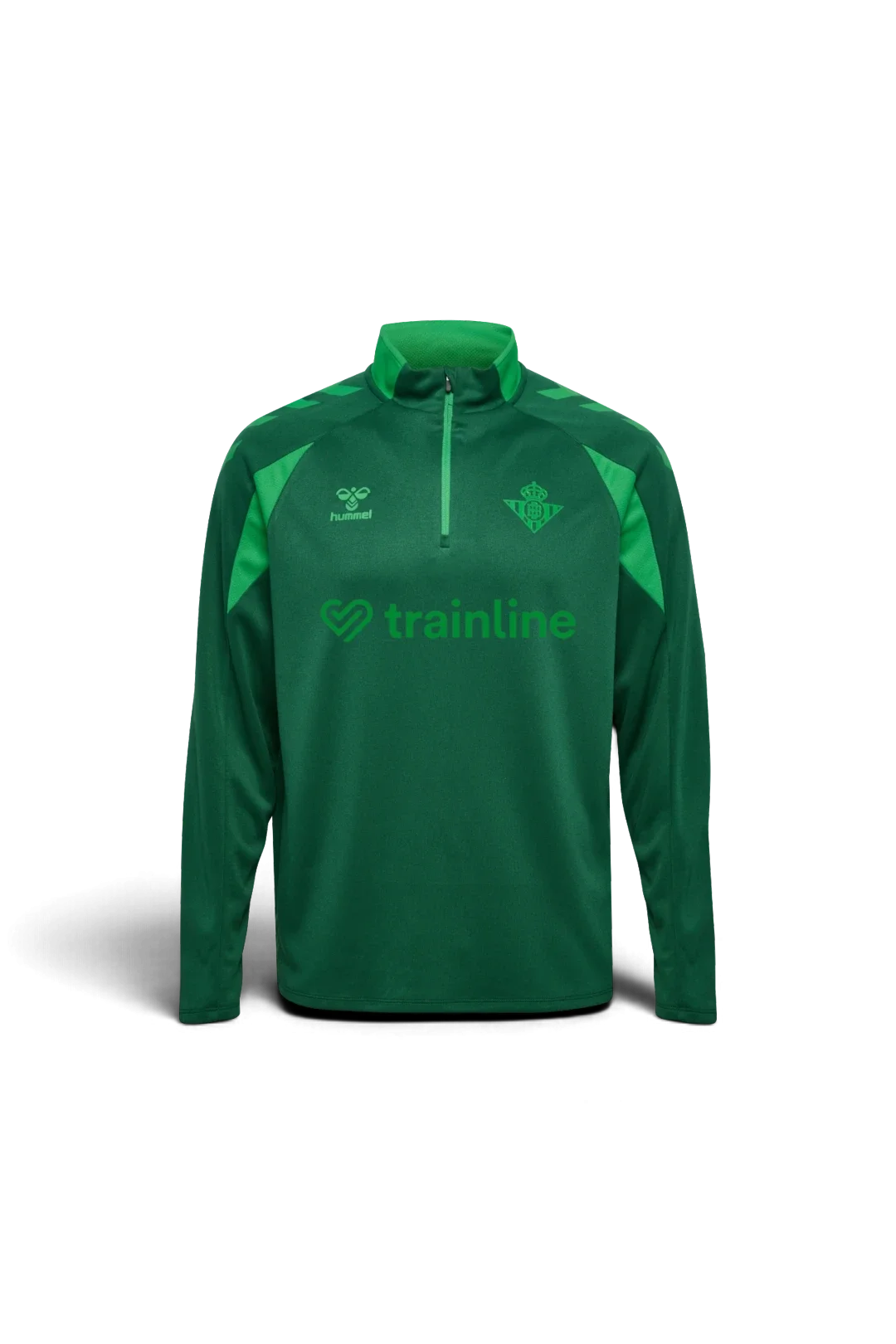 Sudadera Media Cremallera Entrenamiento Adulto Verde Real Betis 26/27
