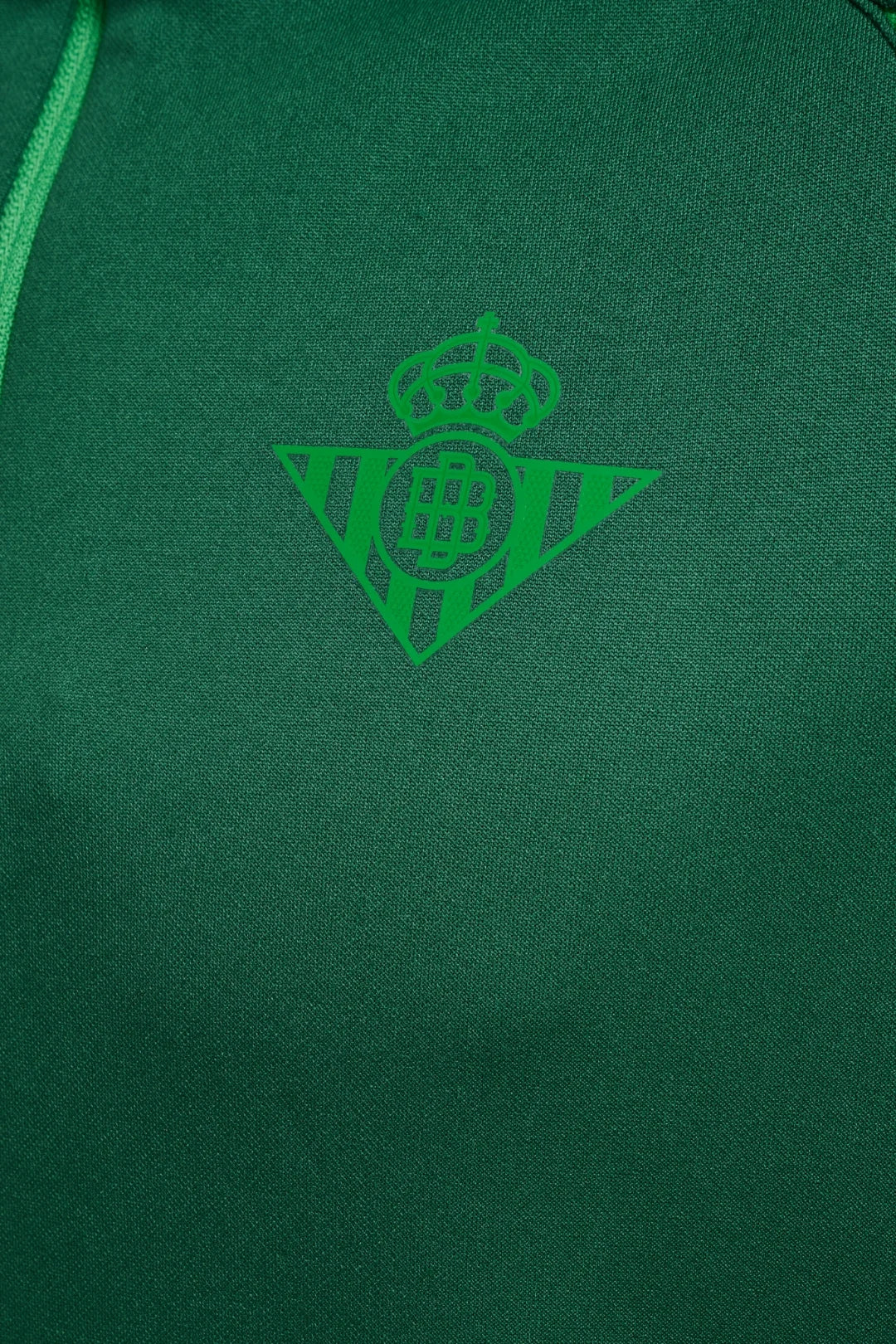 Sudadera Media Cremallera Entrenamiento Adulto Verde Real Betis 26/27
