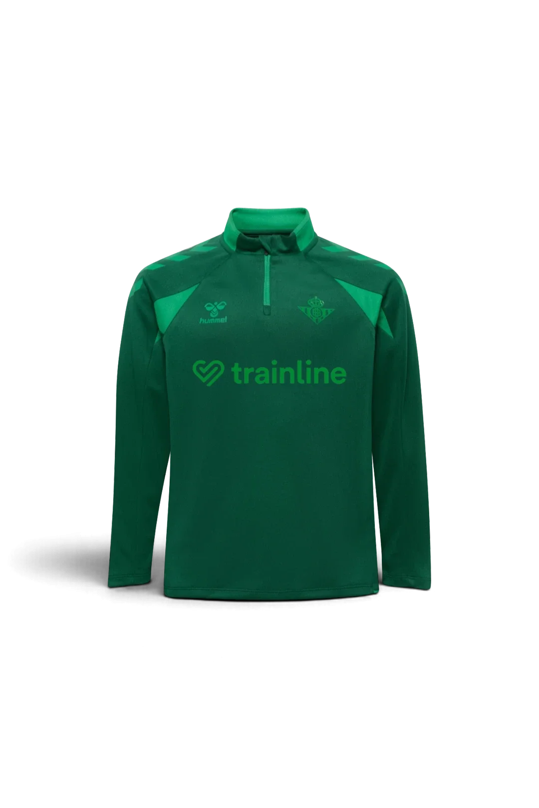 Sudadera Media Cremallera Entrenamiento Infantil Verde Real Betis 26/27