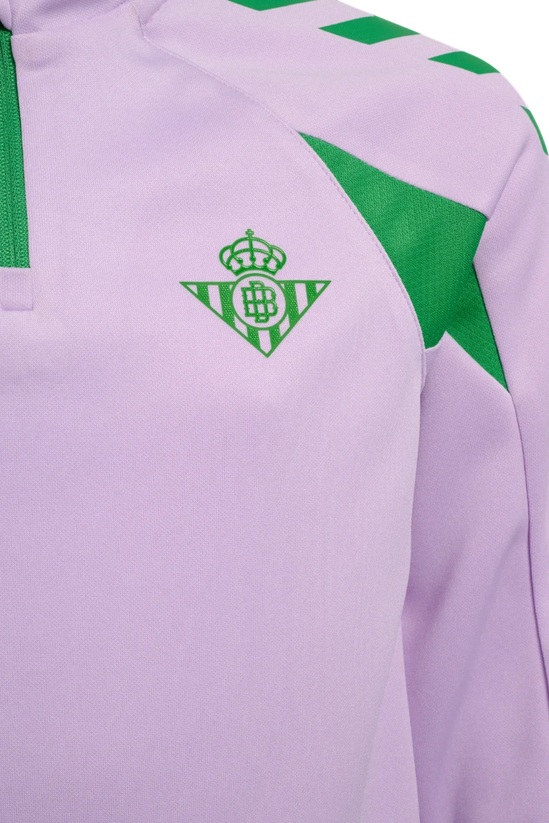 Sudadera Media Cremallera Entrenamiento Infantil Malva Real Betis 26/27