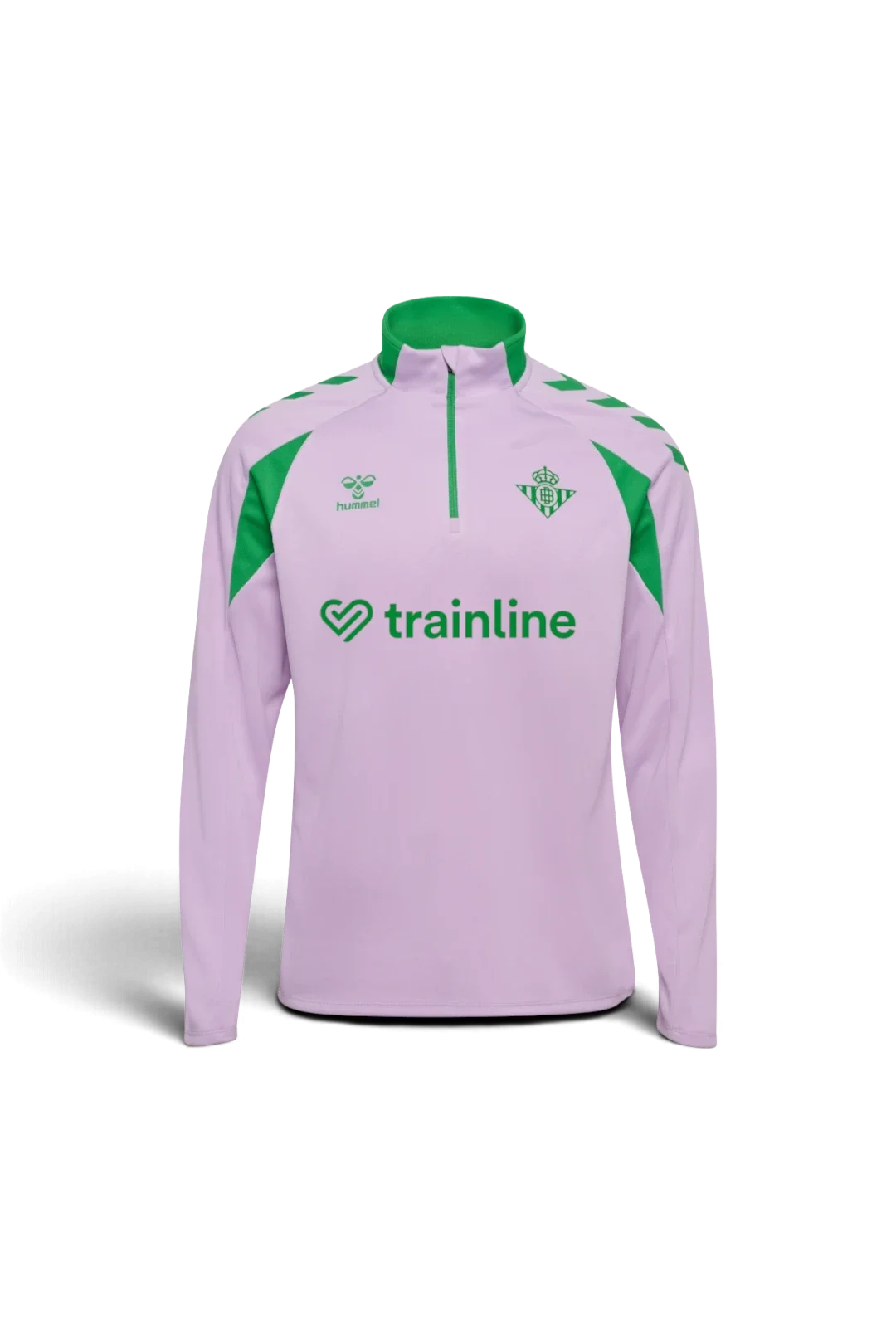 Sudadera Media Cremallera Entrenamiento Adulto Malva Real Betis 26/27