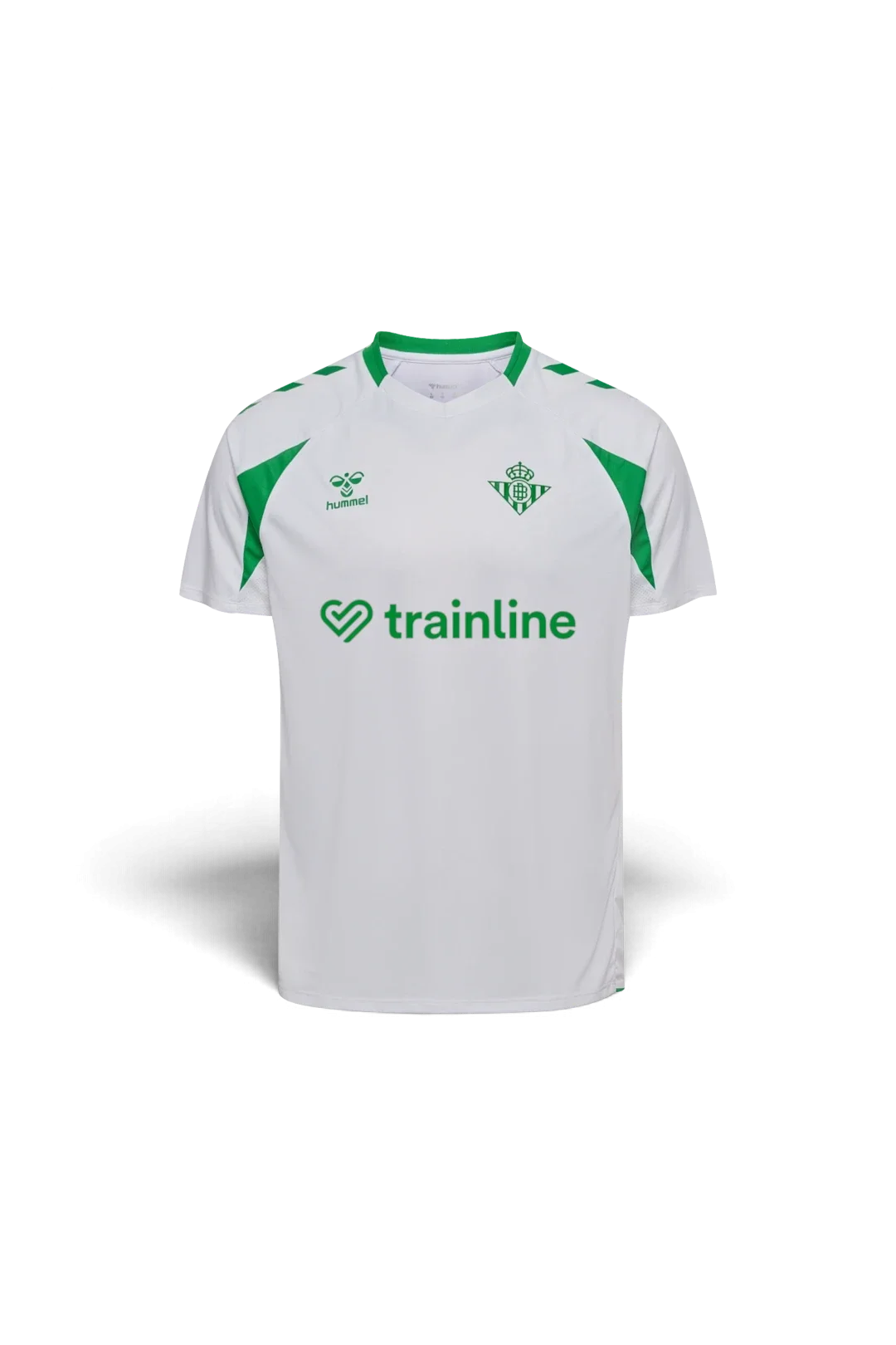 Camiseta Manga Corta Entrenamiento Adulto Blanca Real Betis 26/27