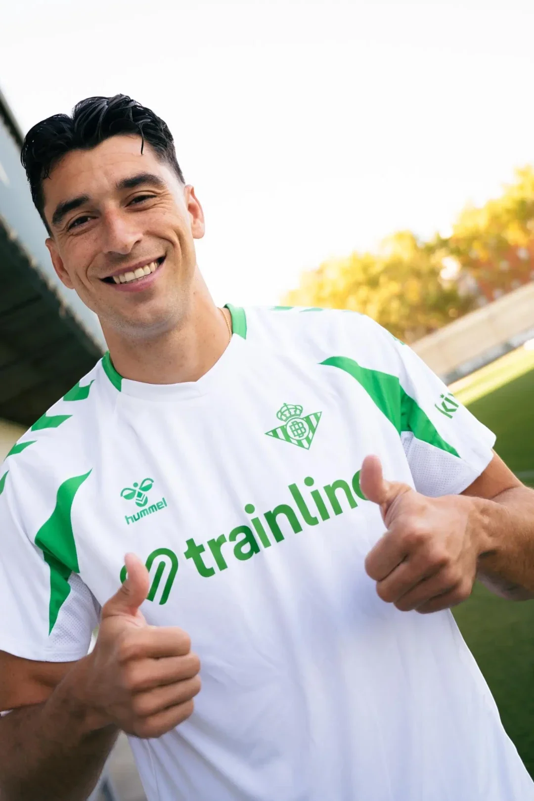Camiseta Manga Corta Entrenamiento Adulto Blanca Real Betis 26/27