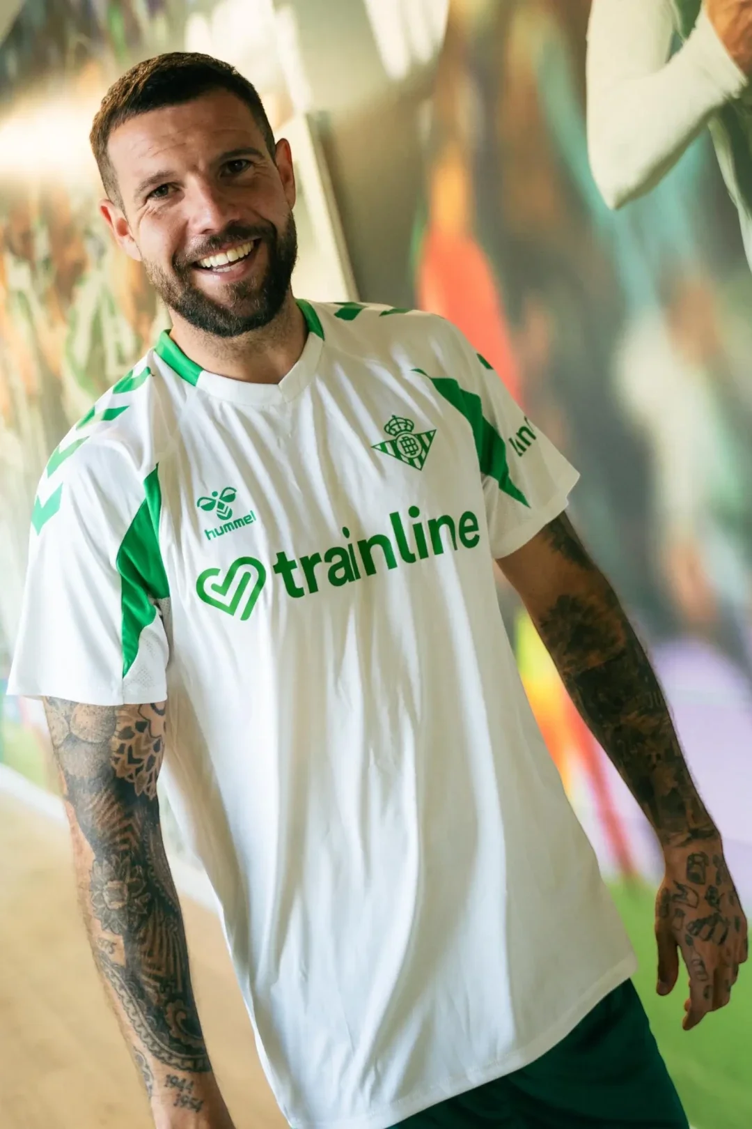 Camiseta Manga Corta Entrenamiento Adulto Blanca Real Betis 26/27