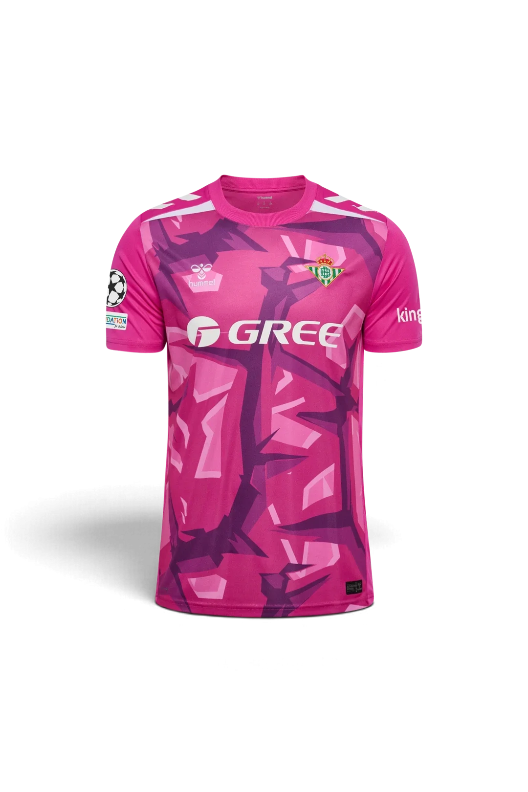 Camiseta Portero Equipación Real Betis 26/27 Adulto Rosa UCL