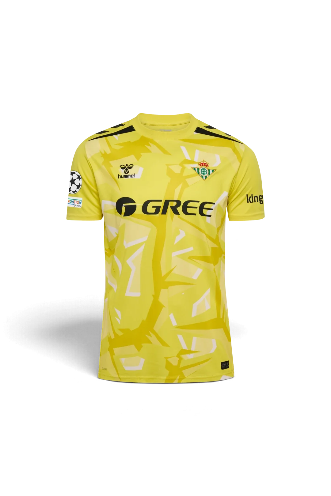 Camiseta Portero Equipación Real Betis 26/27 Adulto Amarilla UCL
