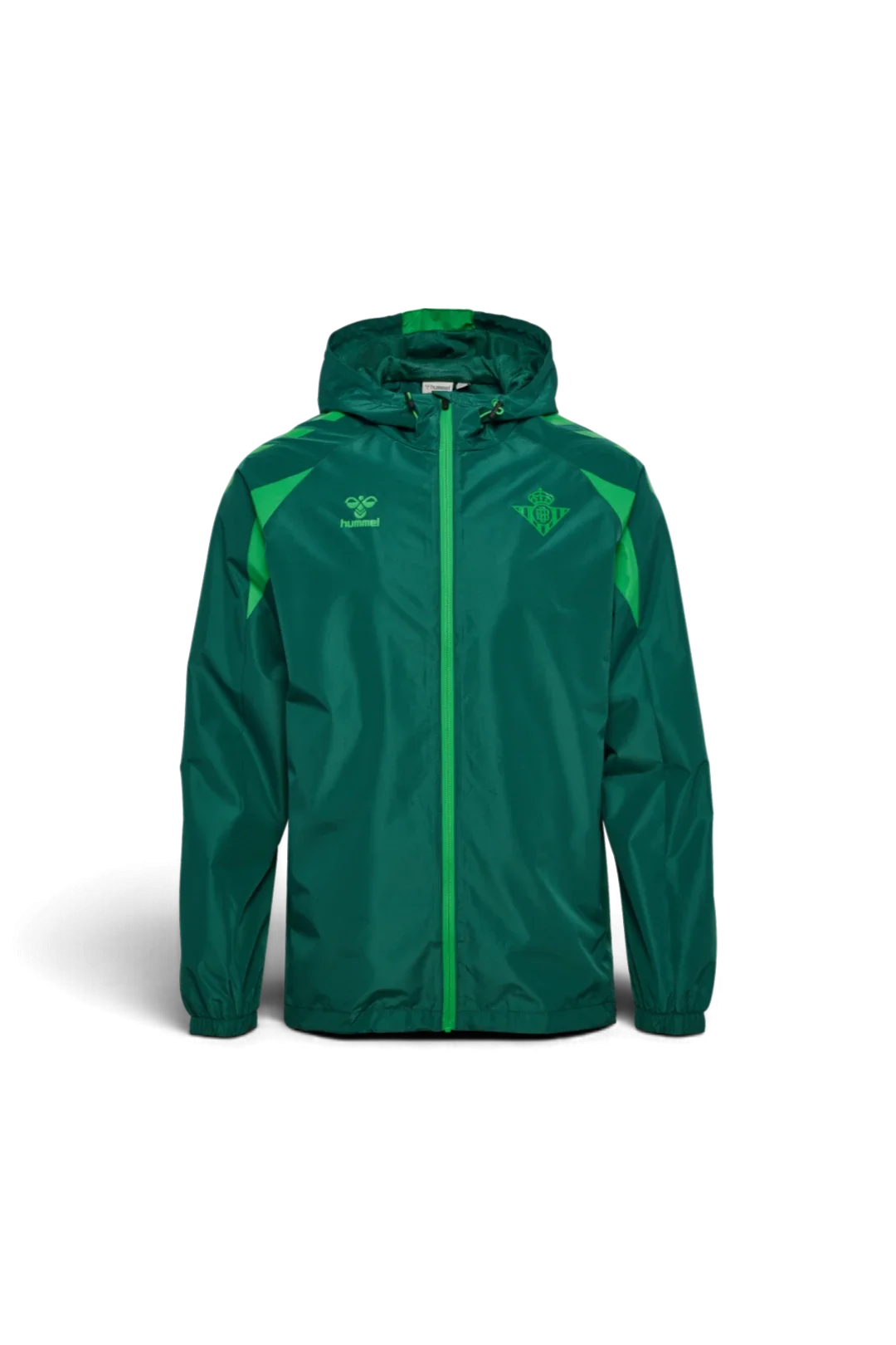 Chaqueta Cremallera Entrenamiento Adulto Verde Real Betis 26/27