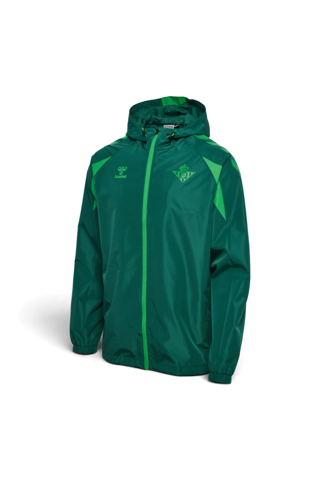 Chaqueta Cremallera Entrenamiento Adulto Verde Real Betis 26/27