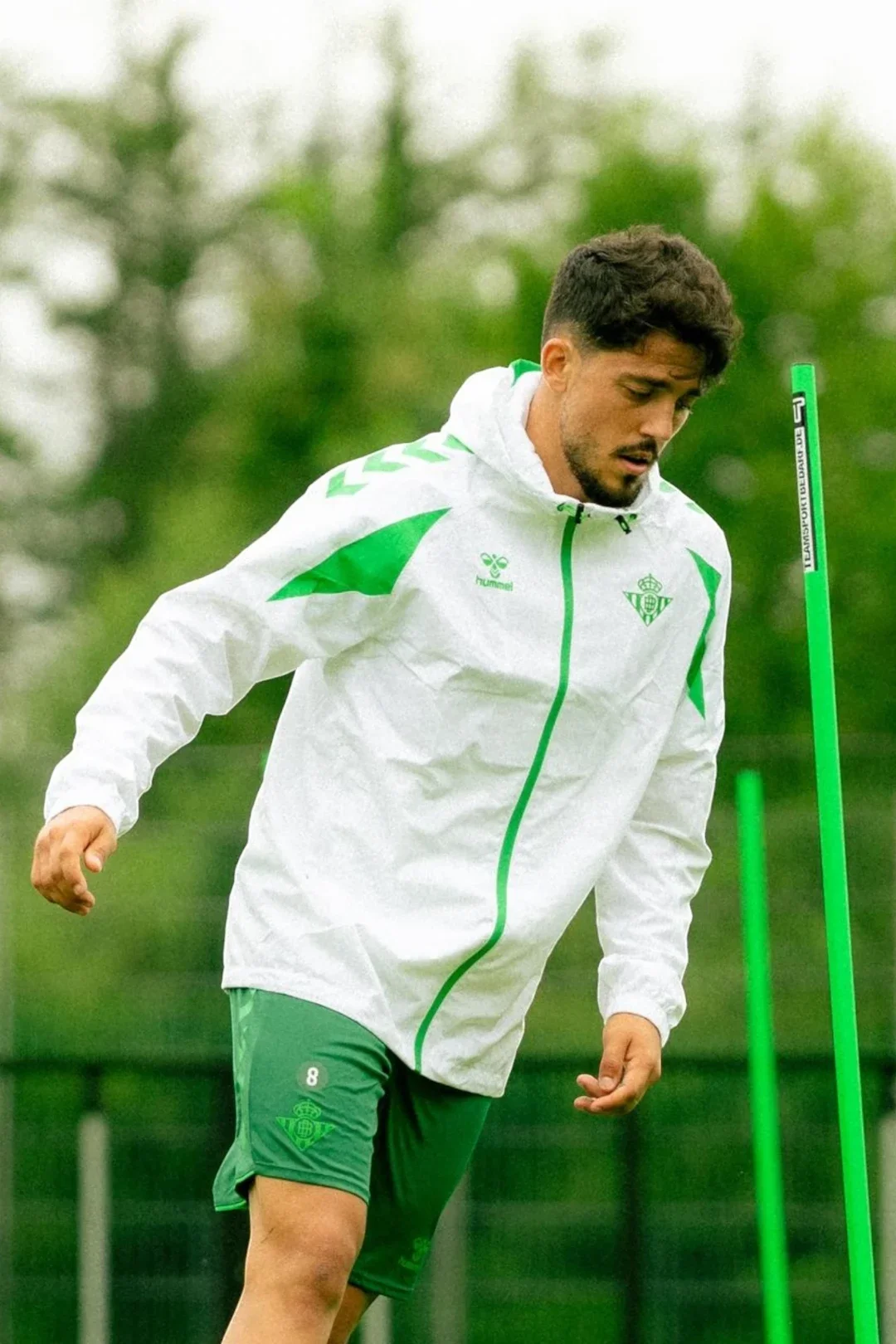 Chaqueta Cremallera Entrenamiento Adulto Blanca Real Betis 26/27