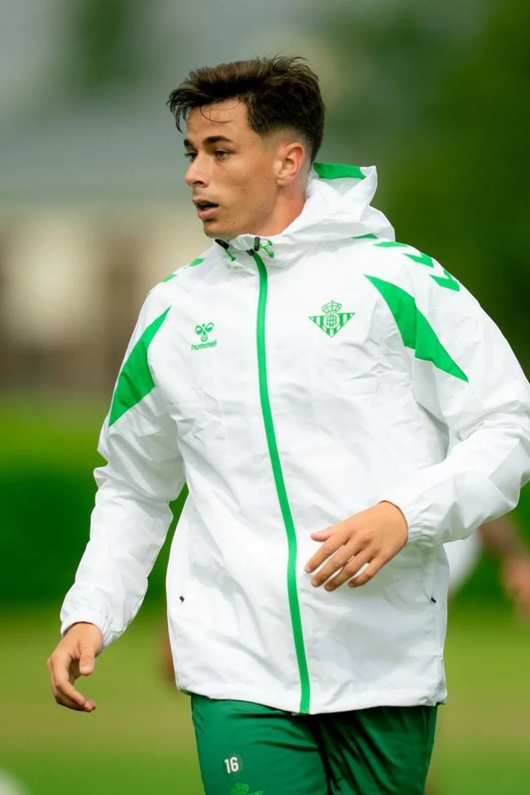 Chaqueta Cremallera Entrenamiento Adulto Blanca Real Betis 26/27