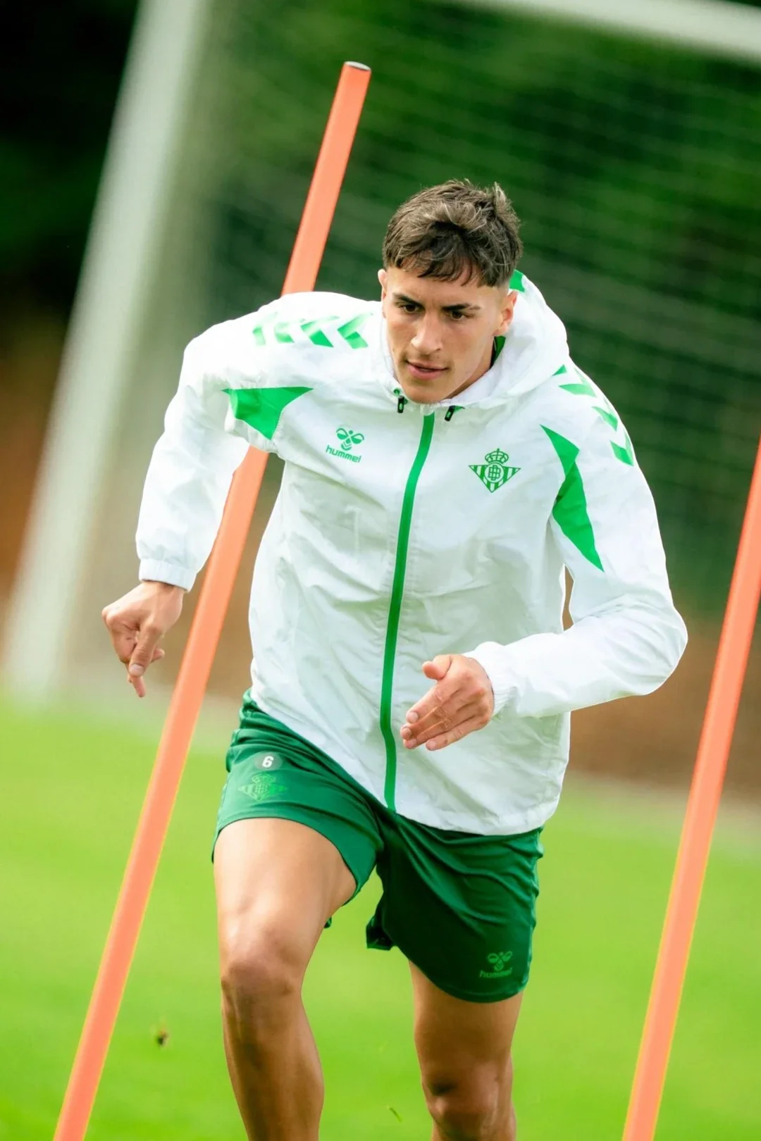 Chaqueta Cremallera Entrenamiento Adulto Blanca Real Betis 26/27