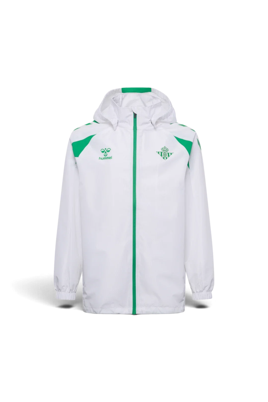 Chaqueta Cremallera Entrenamiento Infantil Blanca Real Betis 26/27