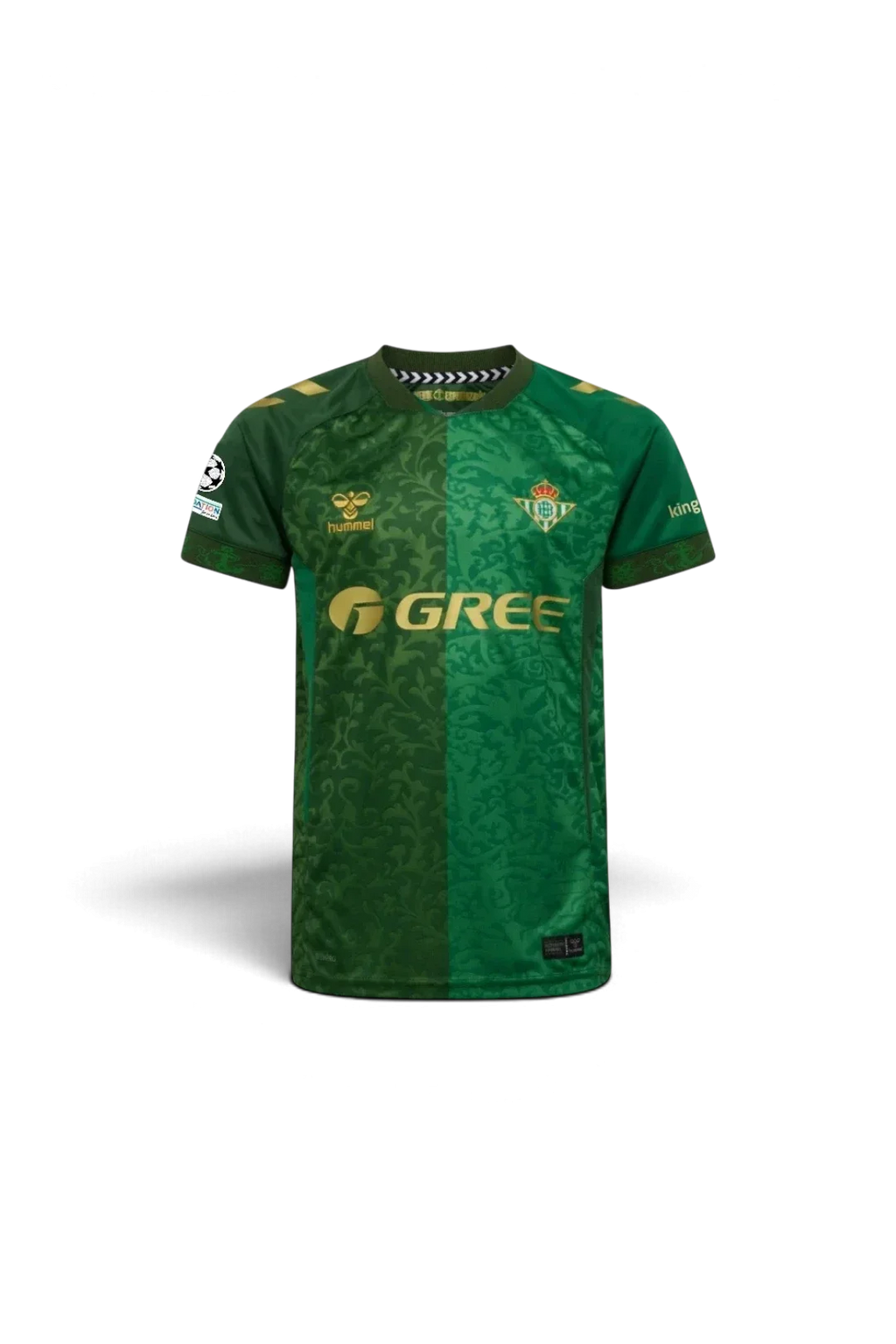 Camiseta Segunda Equipación Real Betis 26/27 Infantil Manga Corta UCL