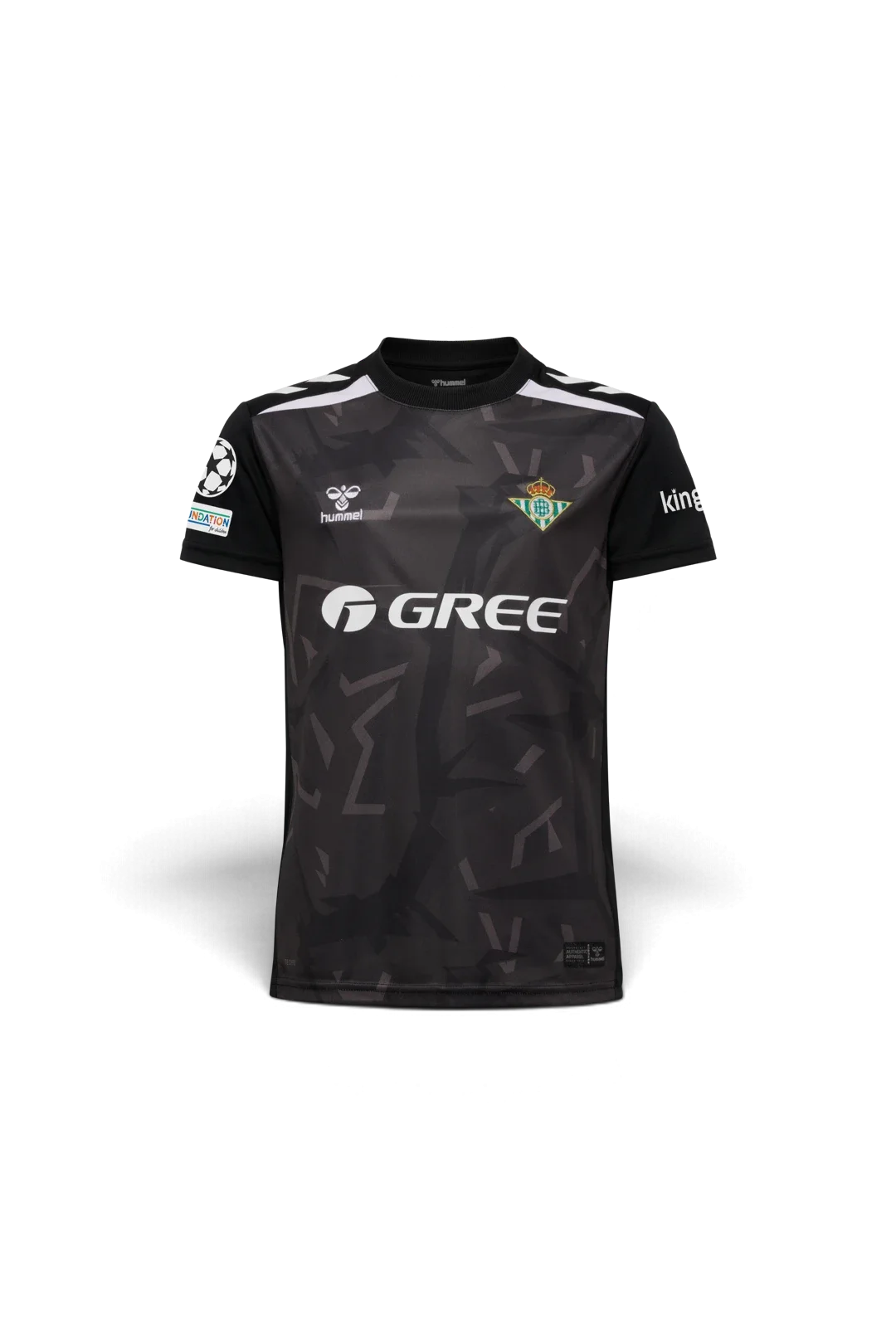 Camiseta Portero Equipación Real Betis 26/27 Infantil Negra UCL