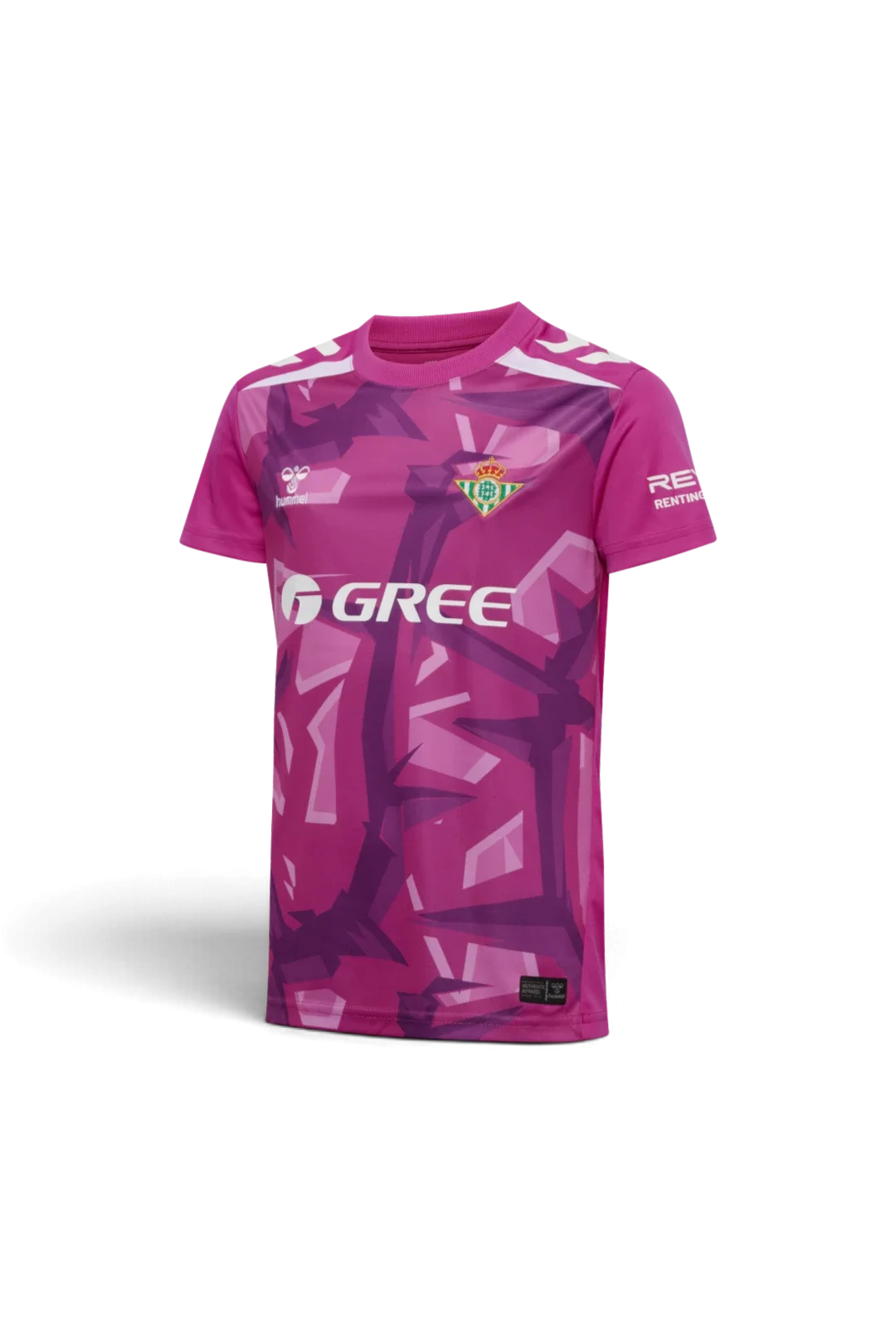 Camiseta Portero Equipación Real Betis 26/27 Infantil Rosa