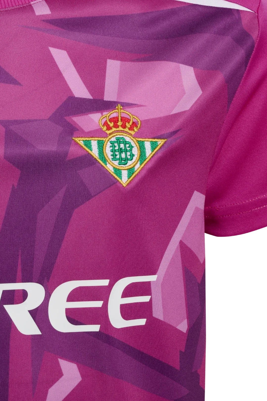 Camiseta Portero Equipación Real Betis 26/27 Infantil Rosa