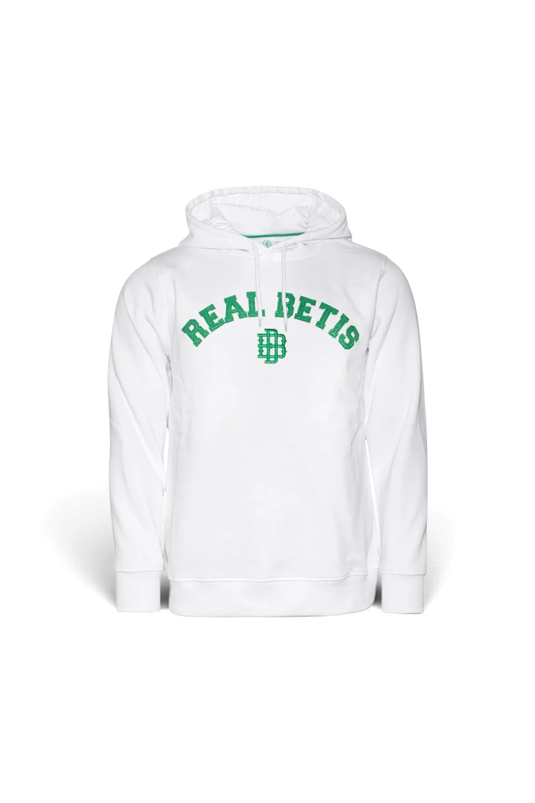 Sudadera Capucha Real Betis Adulto Blanca/Verde