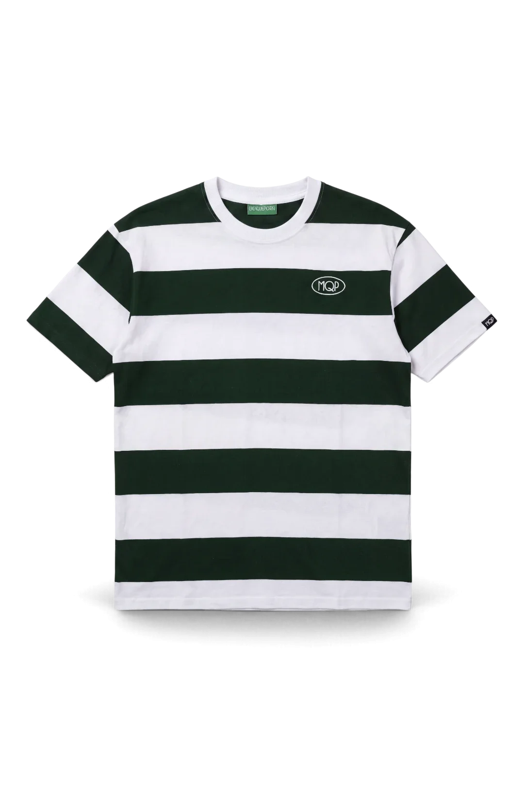 Camiseta Manquepierda 13 Barras Adulto Verde/Blanca